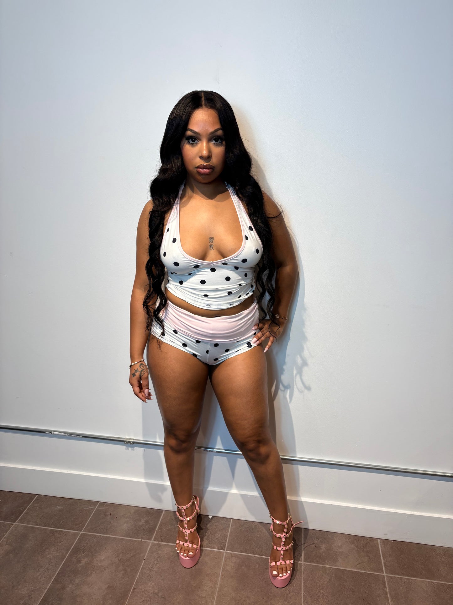 Pretty in Polka Dots Short Set