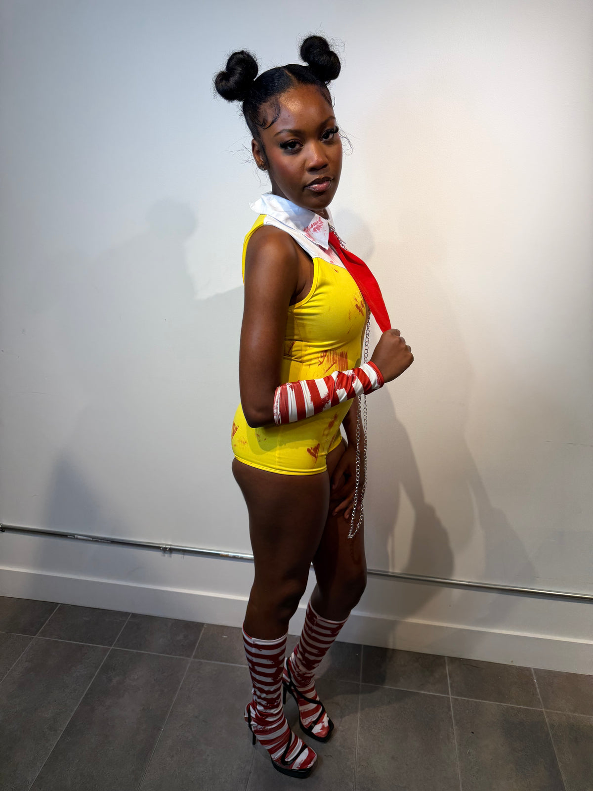Bloody Fast Food Babe Costume