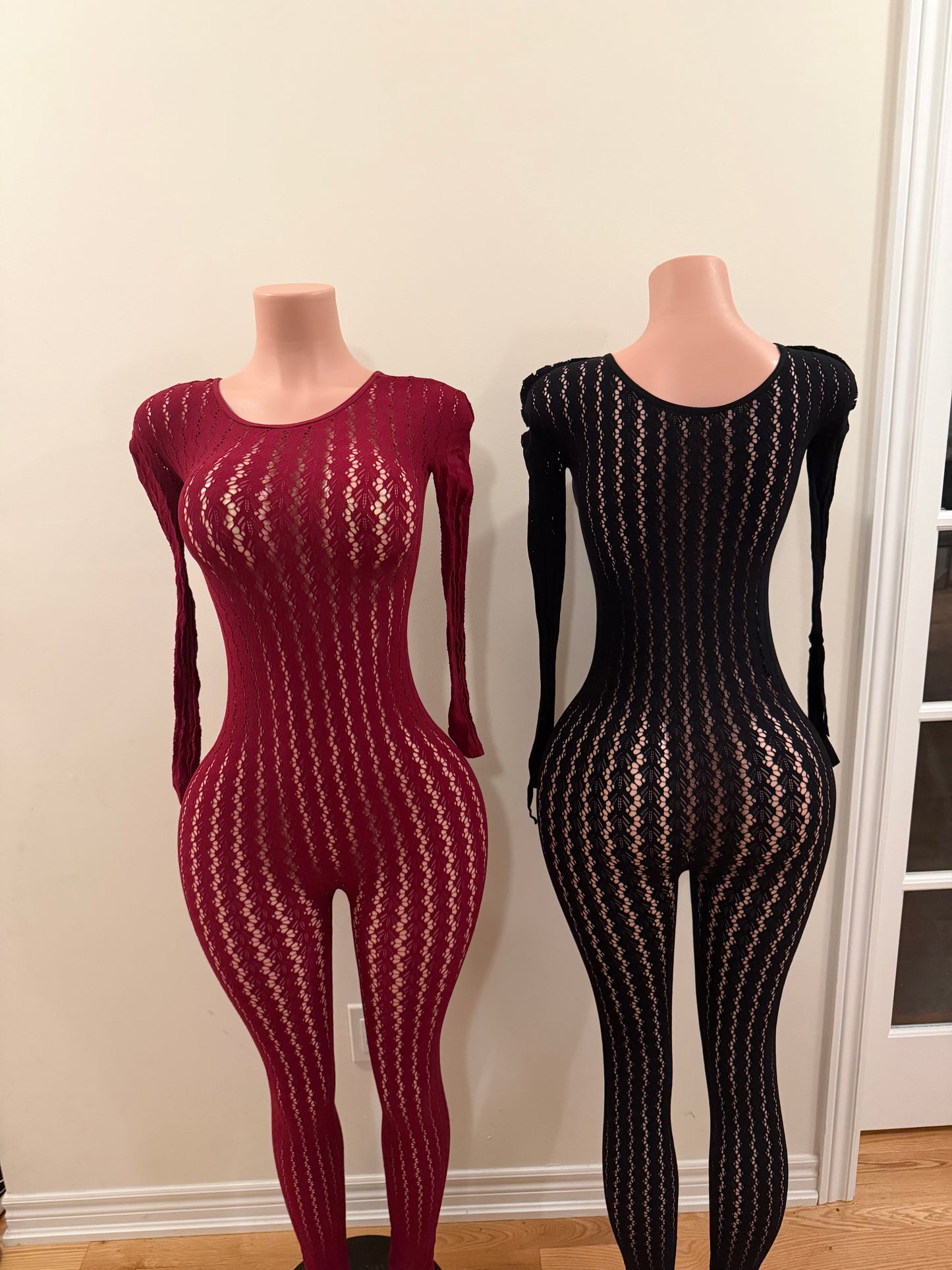 Lace Illusion Full Body Jumpsuit