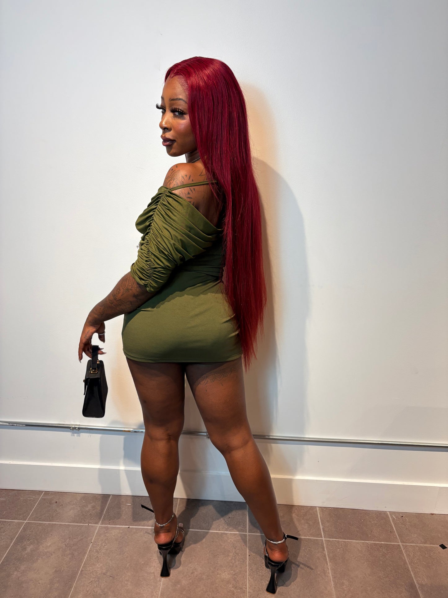 Olive Desire Skirt Set
