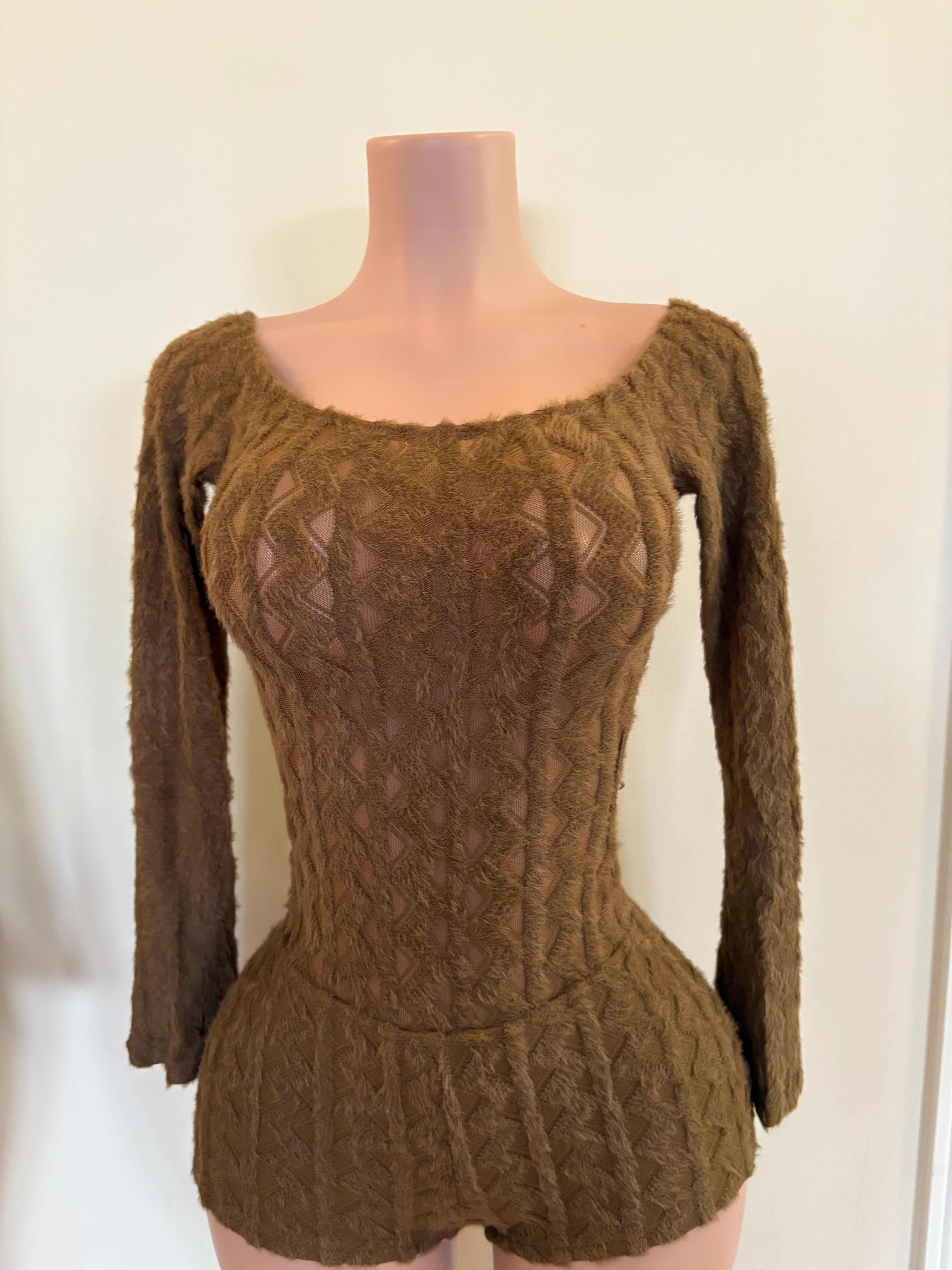 Luxe Sheer Lace Romper