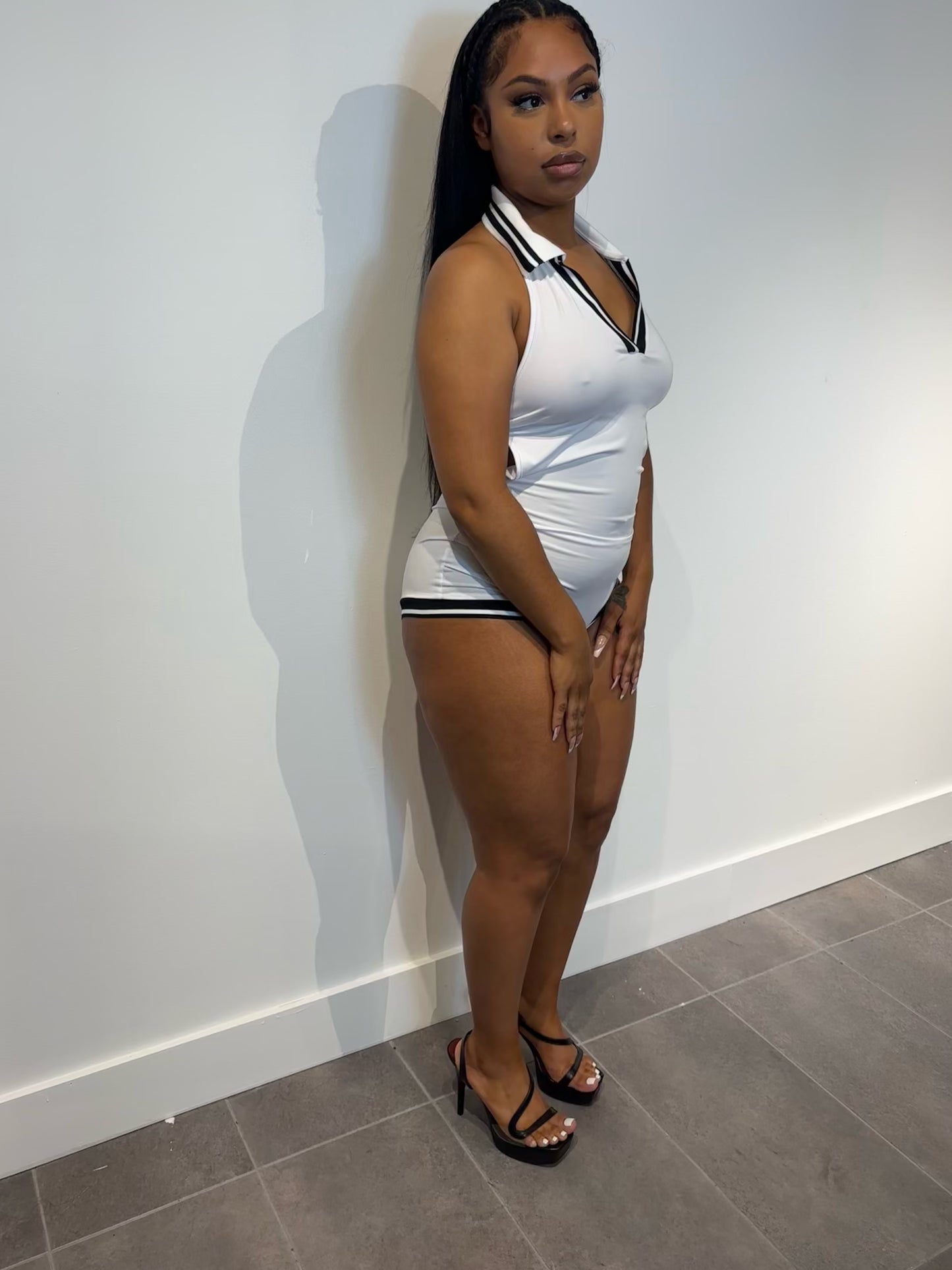 Tennis Club Romper