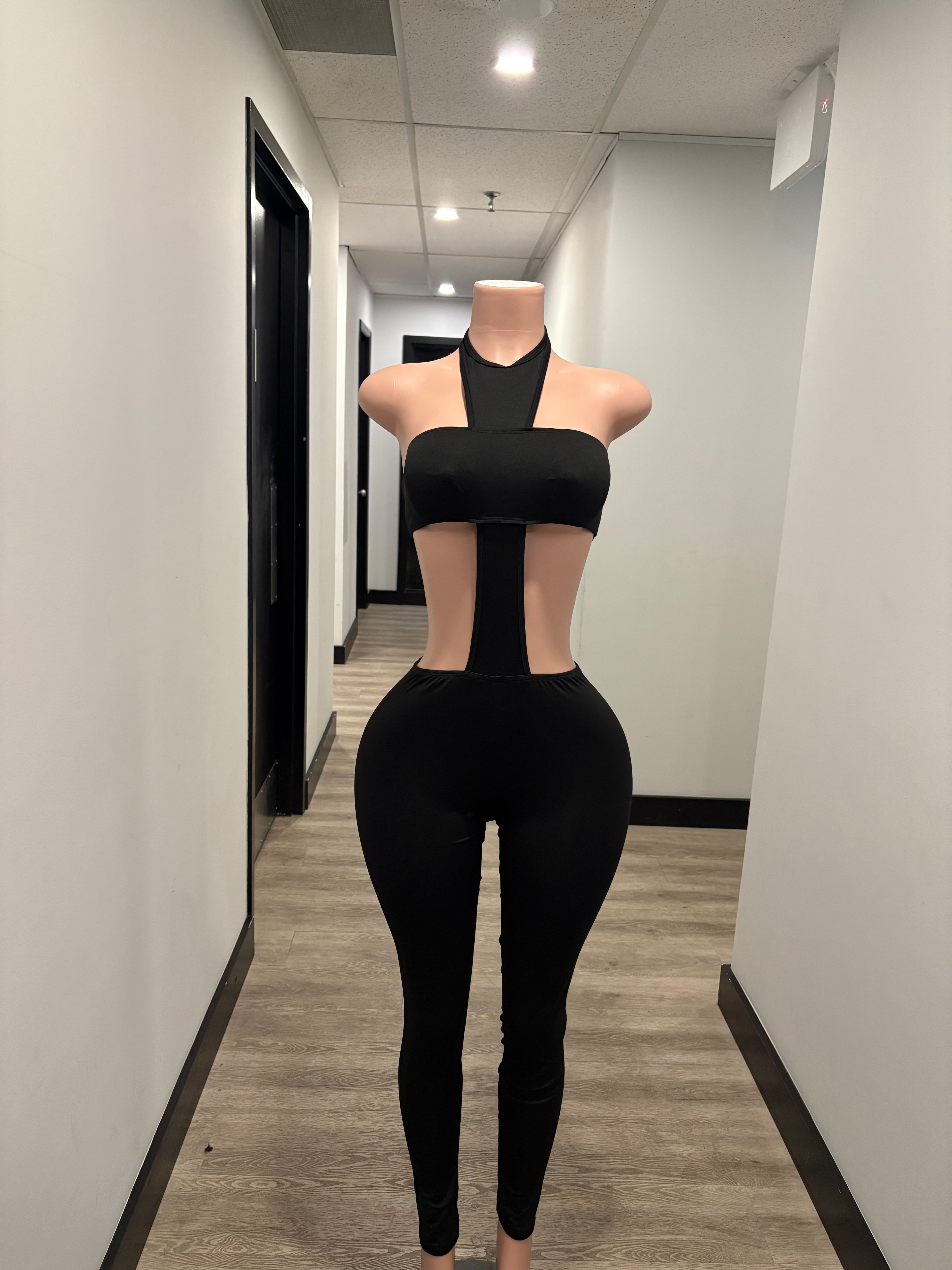 Midnight Cutout Jumpsuit ✨