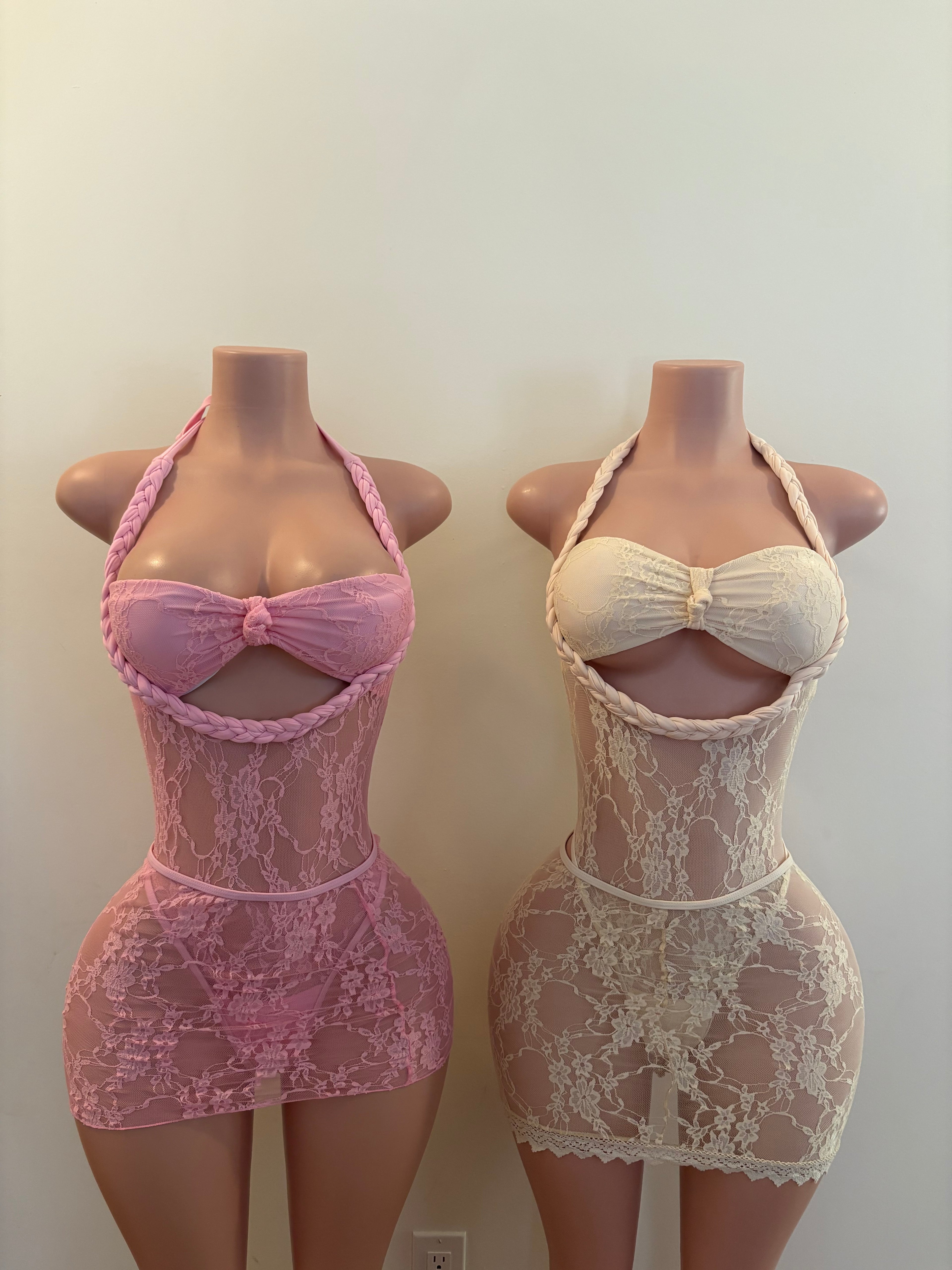 Braided Lace Two-Piece Set