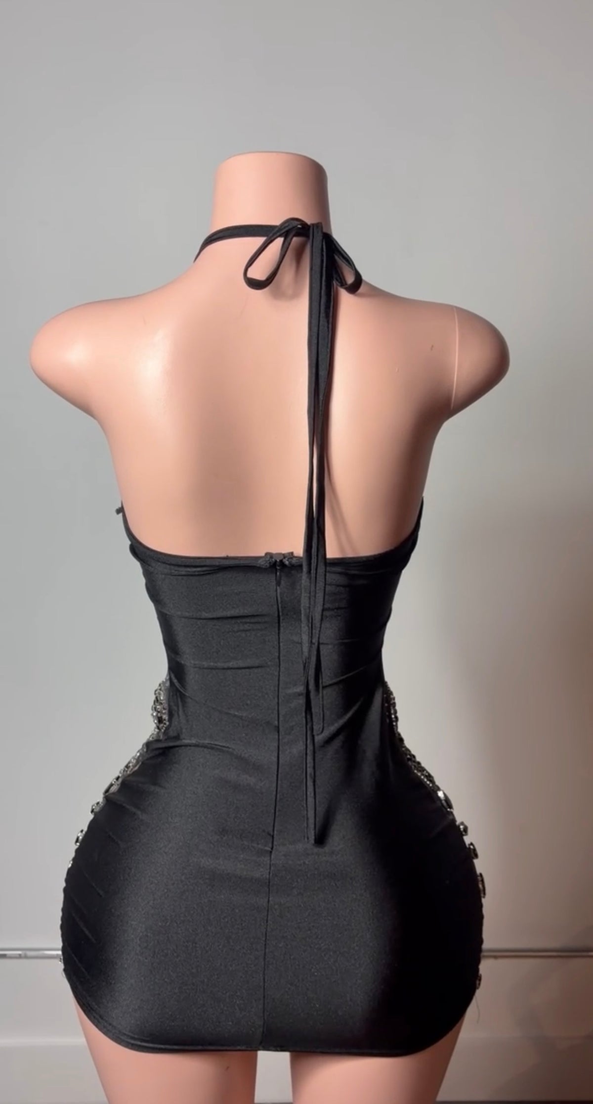 PREORDERS Black Diamond Fantasy Mini Dress