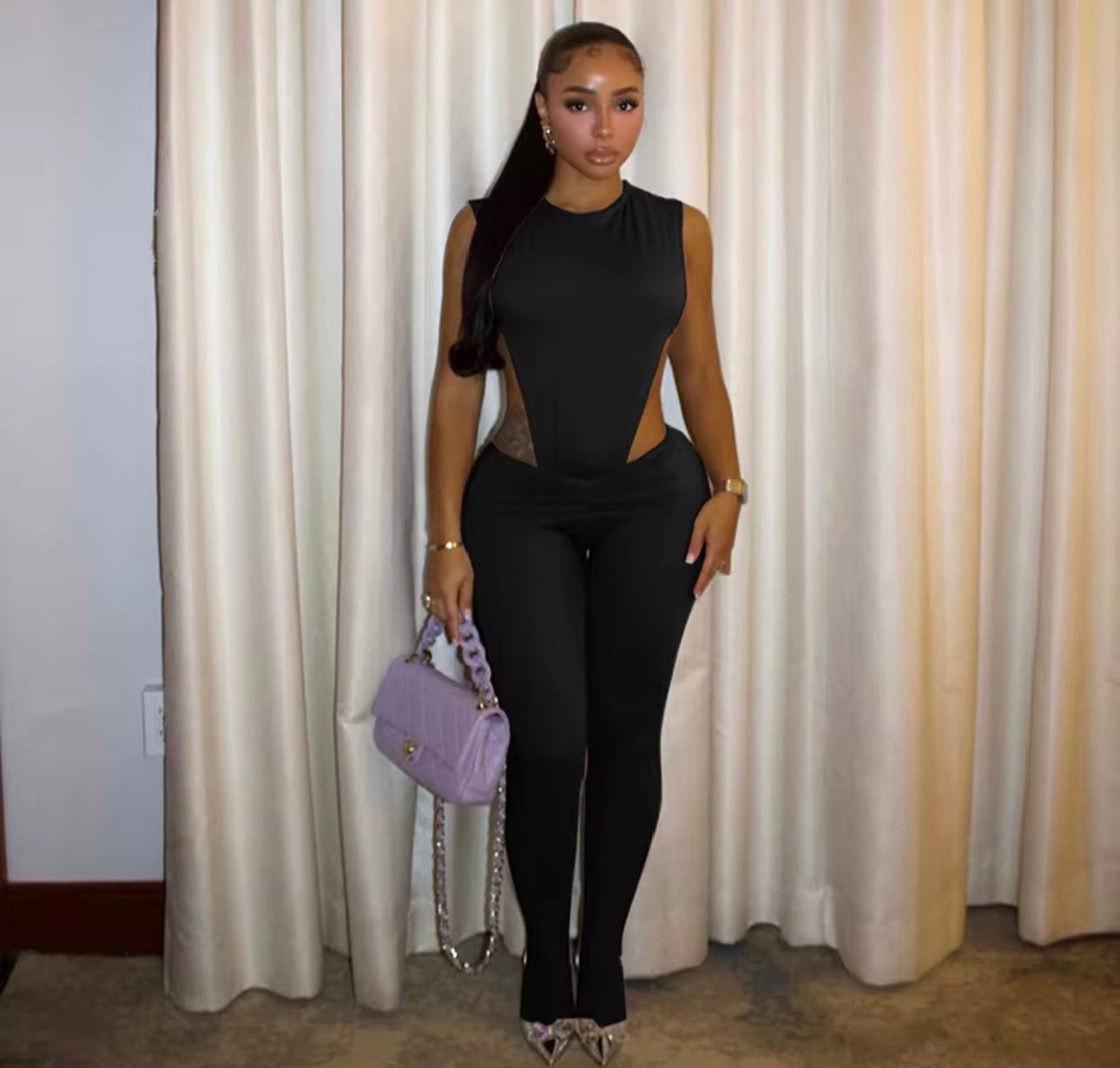 Black Lavish Nights Cutout