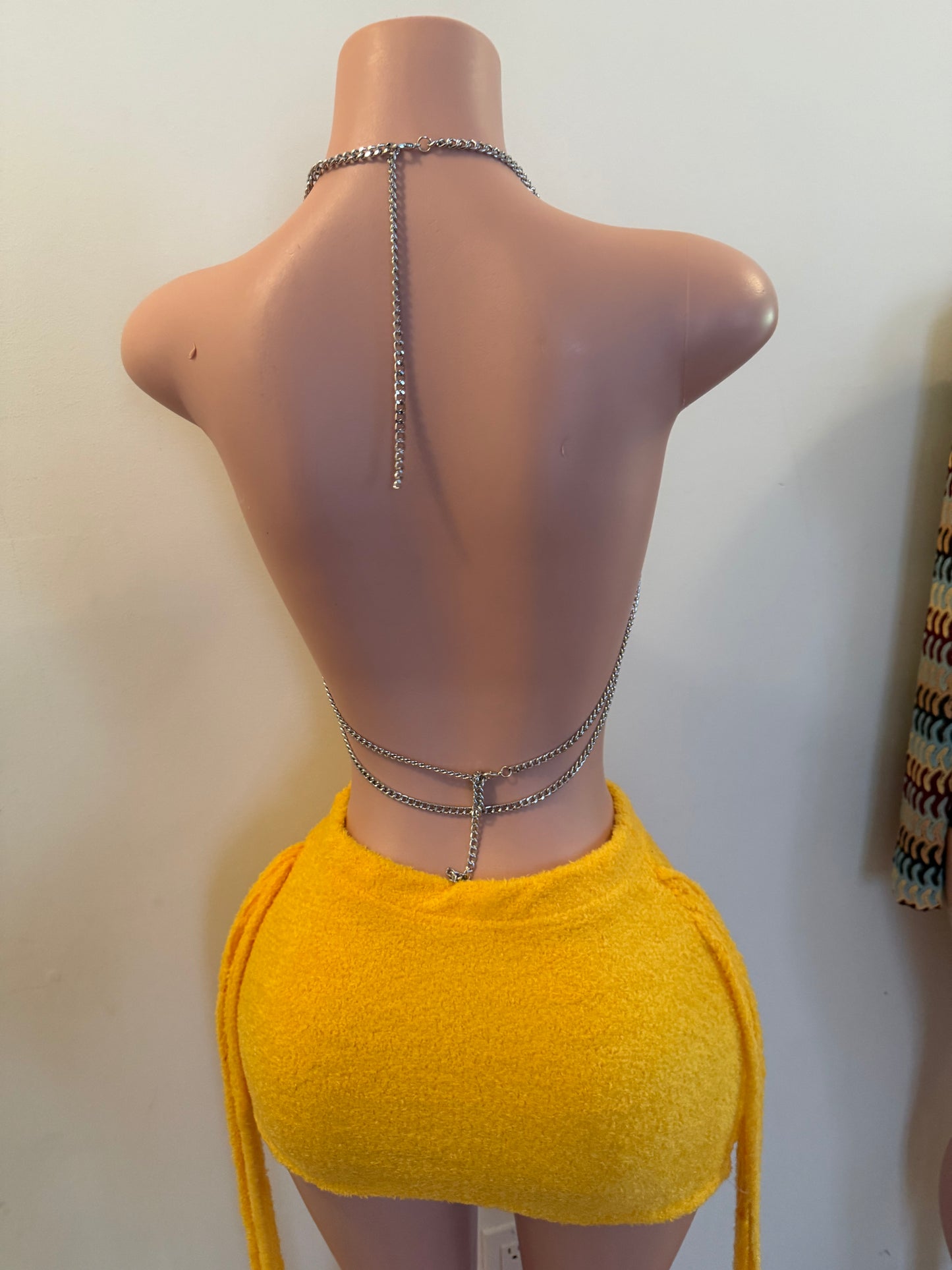 ✨ Golden Goddess Skirt Set
