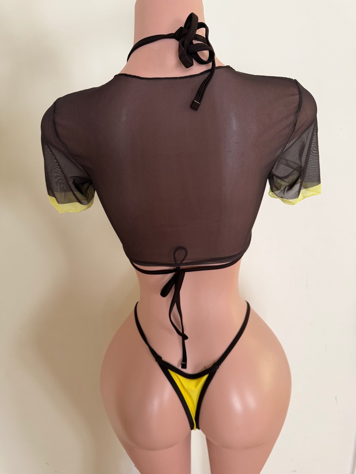 Brazil Mesh Two-Piece Set