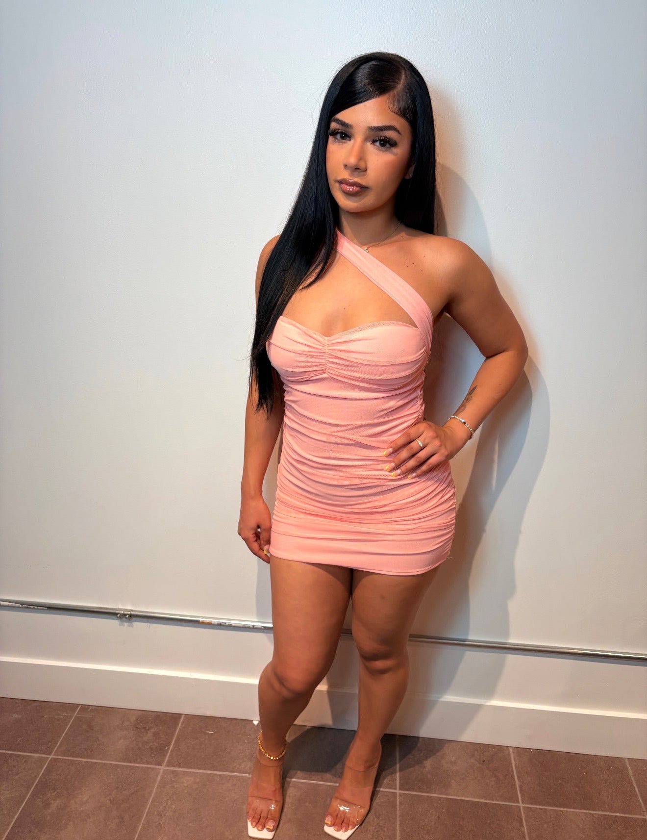 Blushing Hour Mini Dress