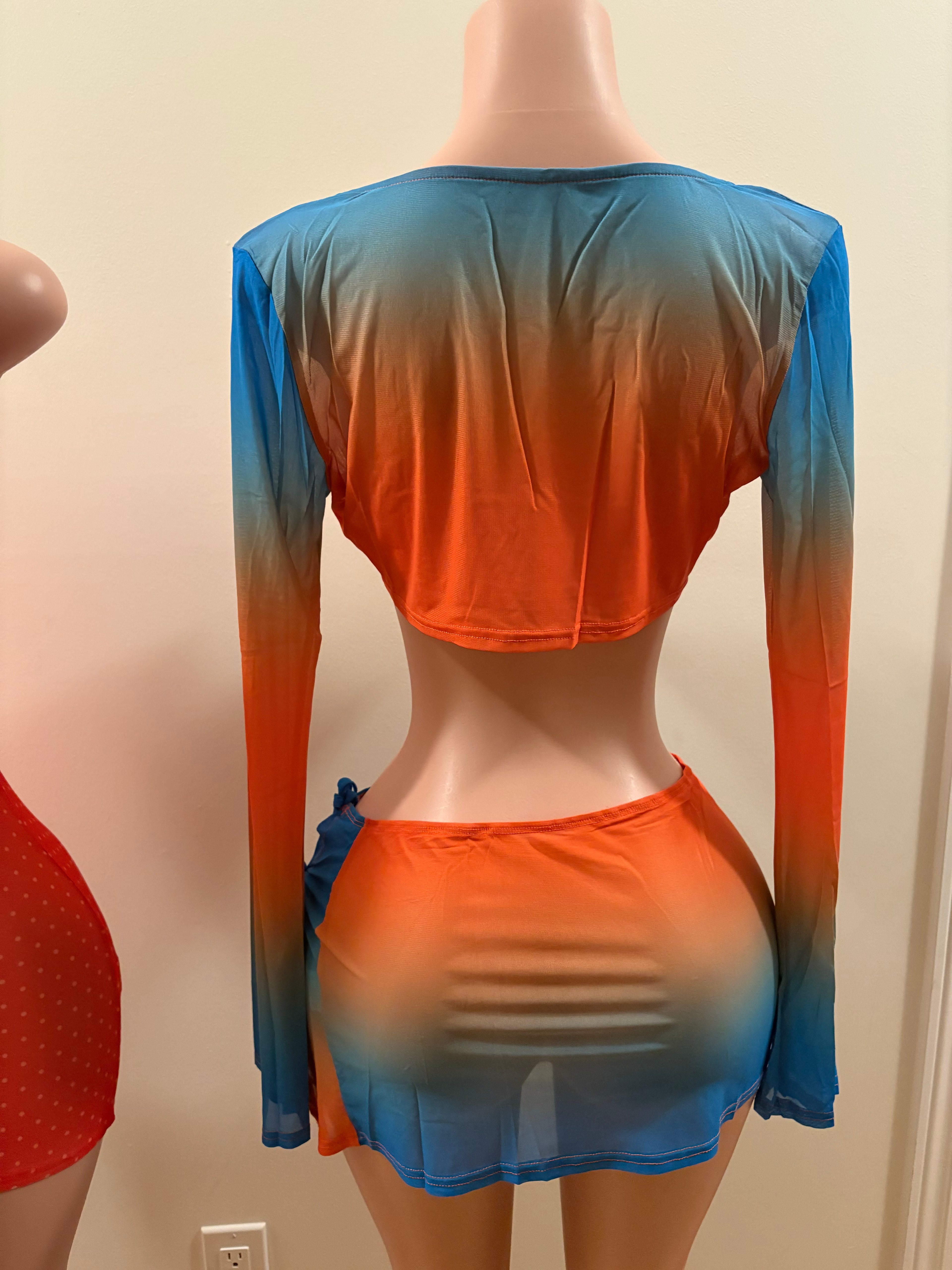 Sunset Waves Mesh Set