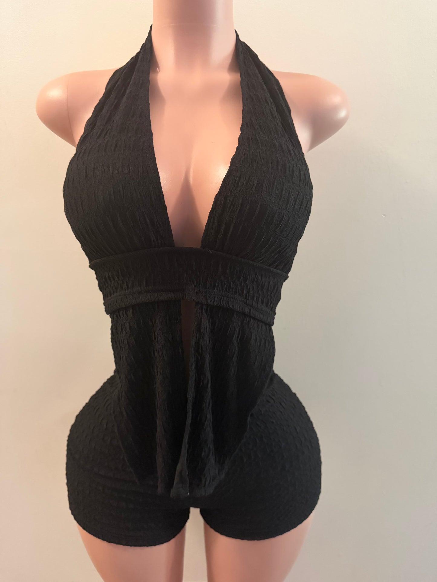 Midnight Muse Halter Romper