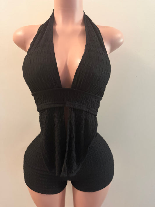 Midnight Muse Halter Two piece