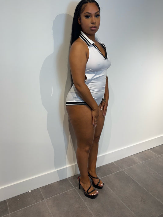 Tennis Club Romper