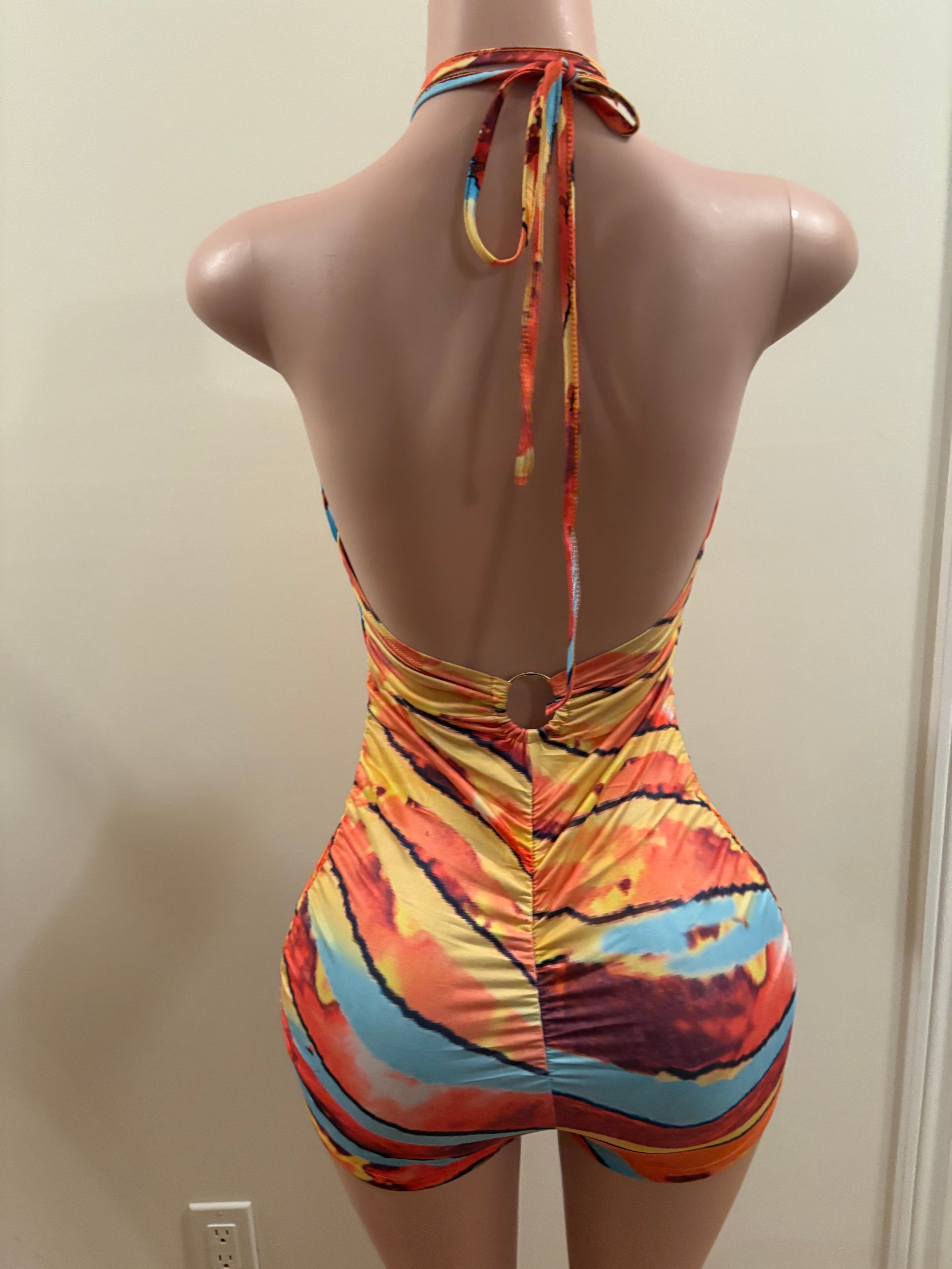 Heatwave Halter Romper