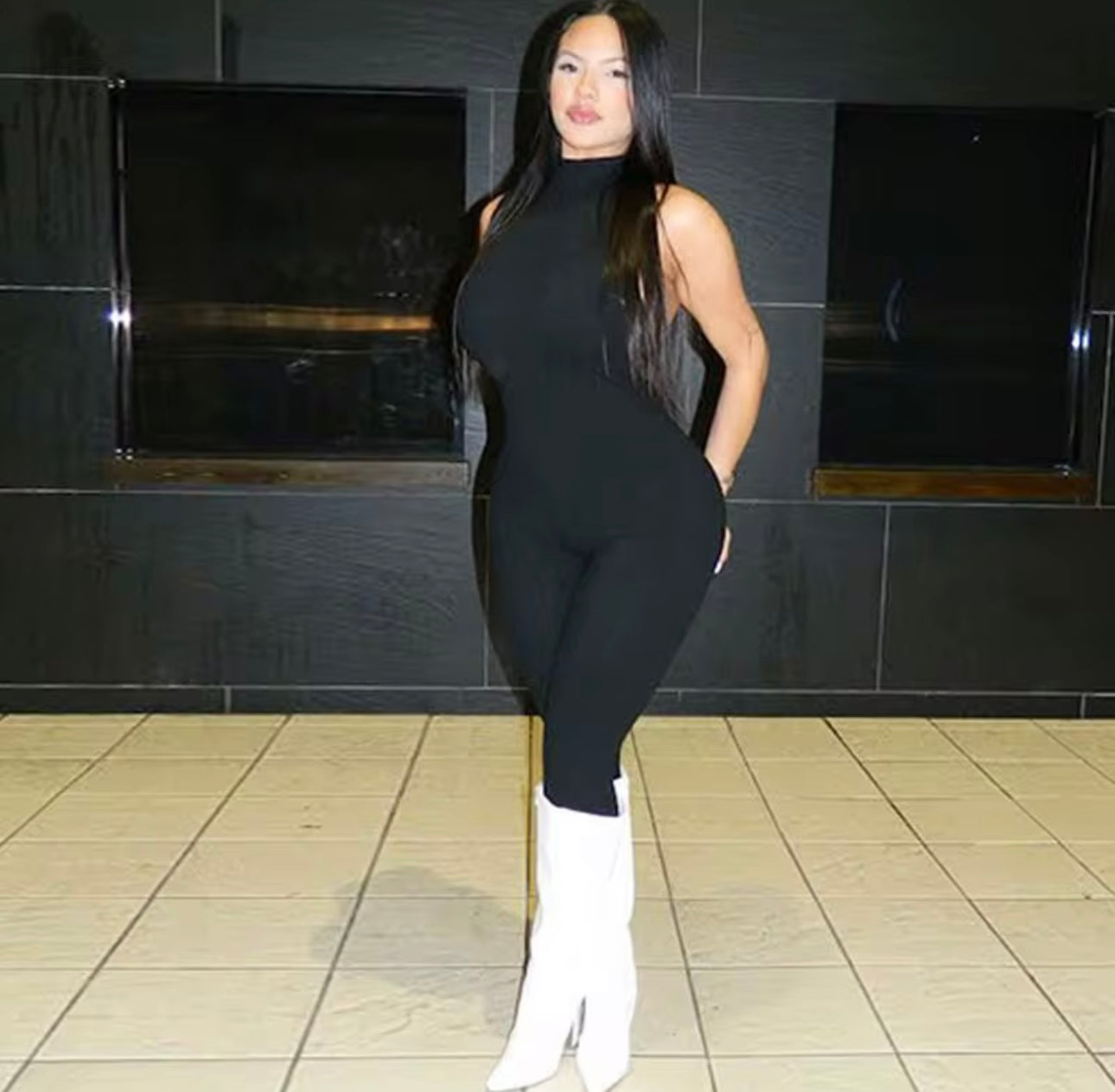 Halter jumpsuit