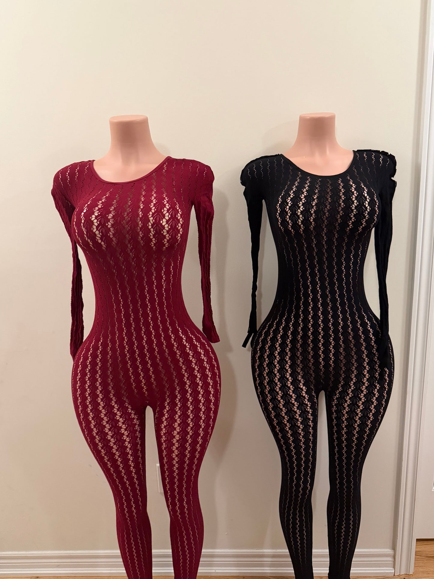 Lace Illusion Full Body Jumpsuit