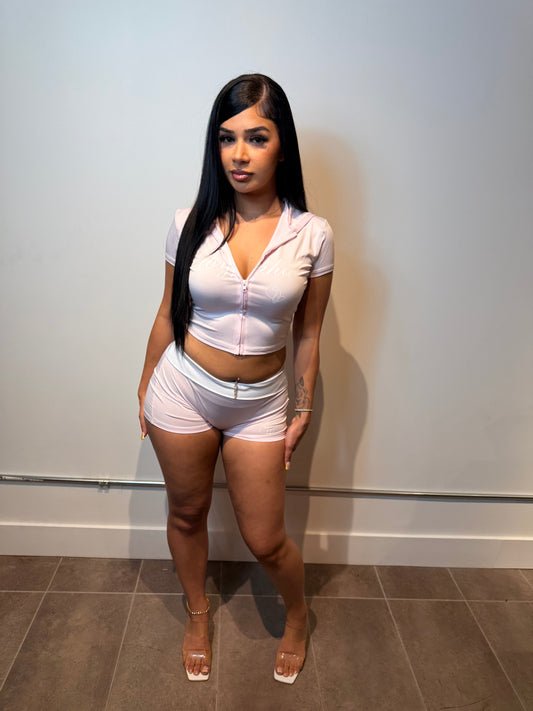 Baby Girl Blush Short Set