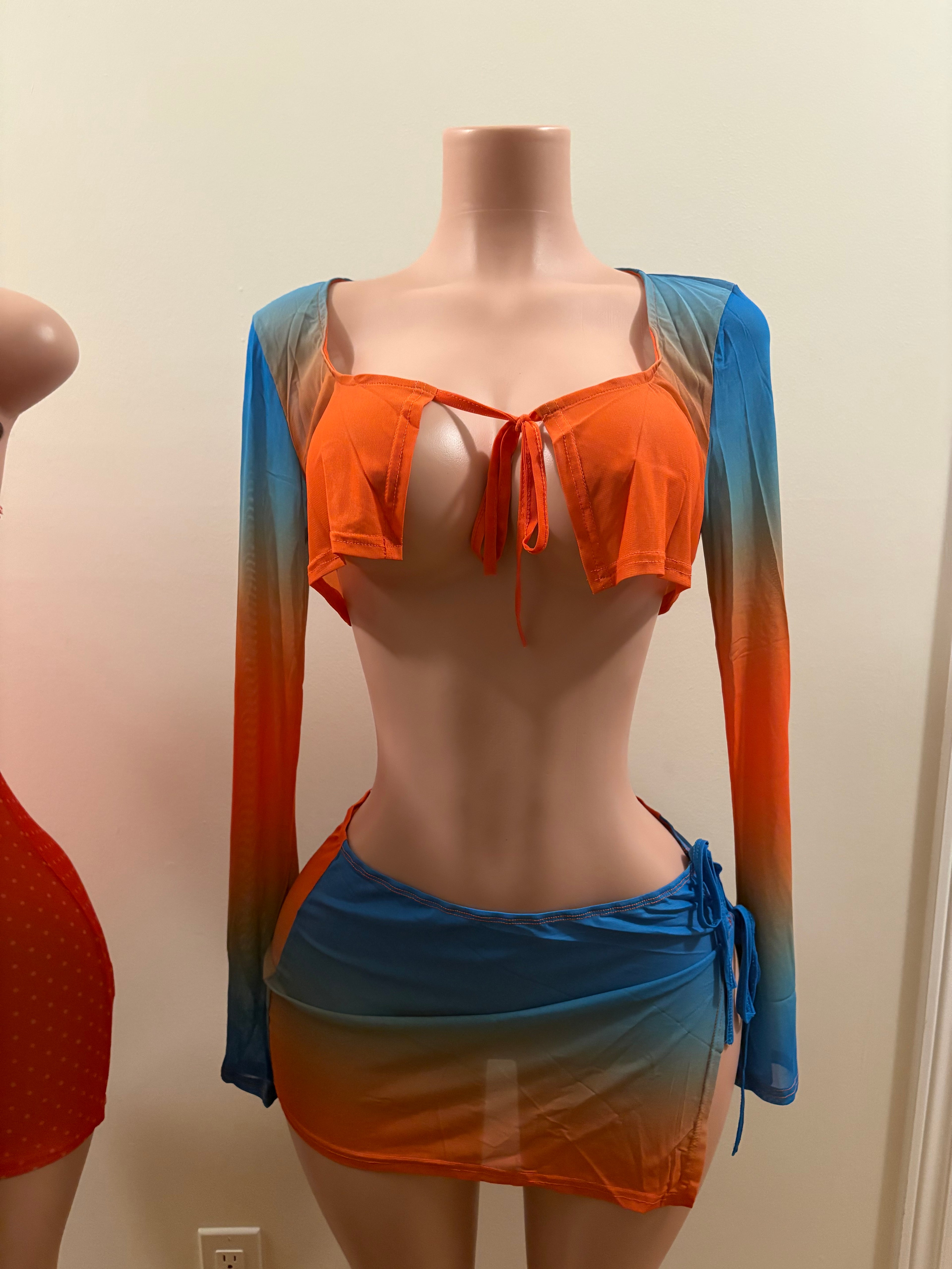 Sunset Waves Mesh Set