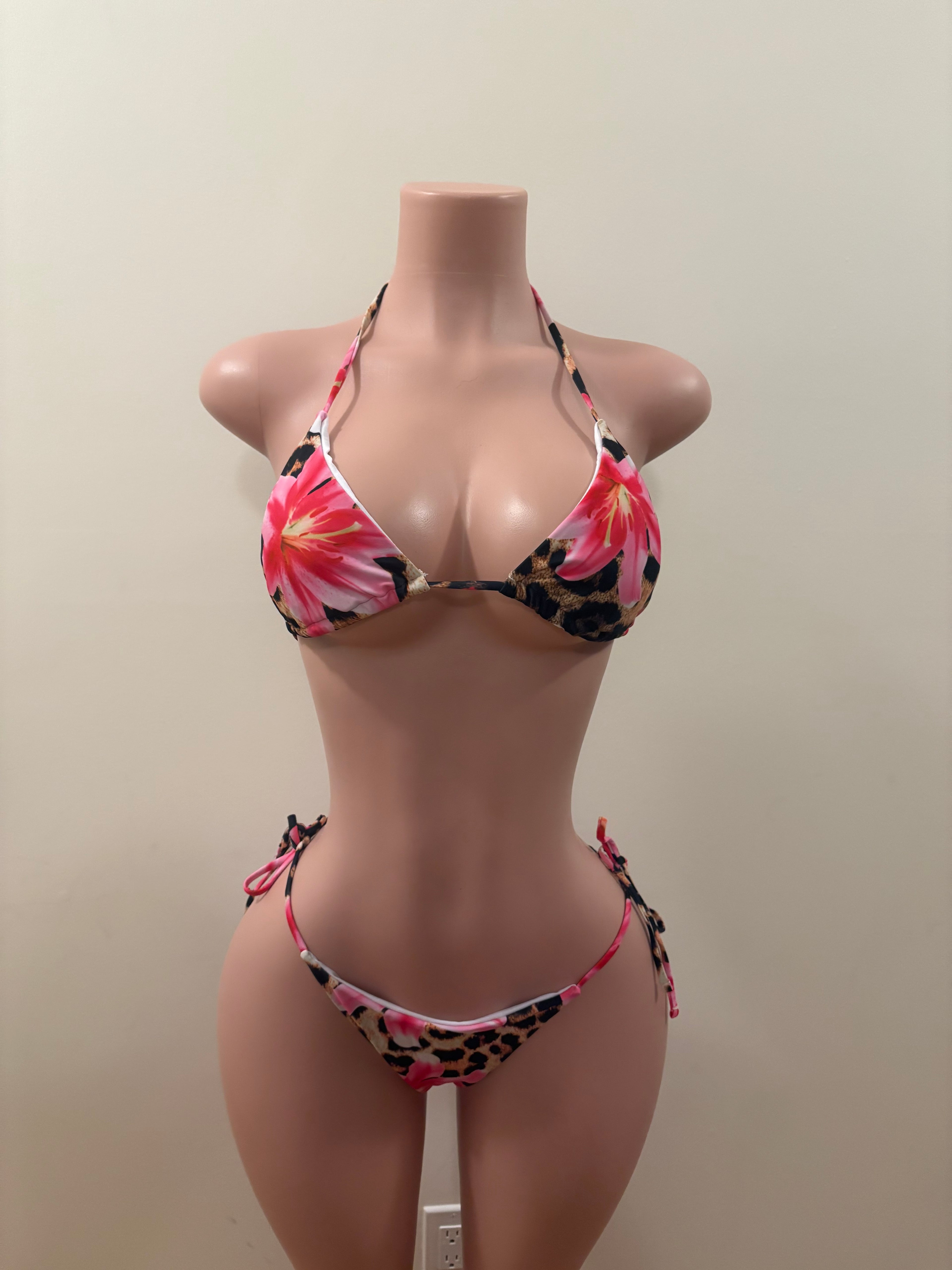 Floral Leopard Bikini