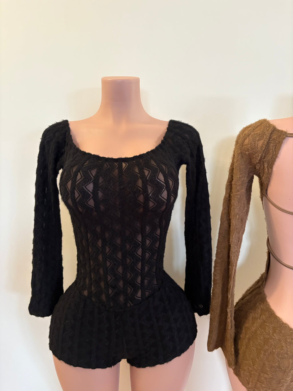 Luxe Sheer Lace Romper