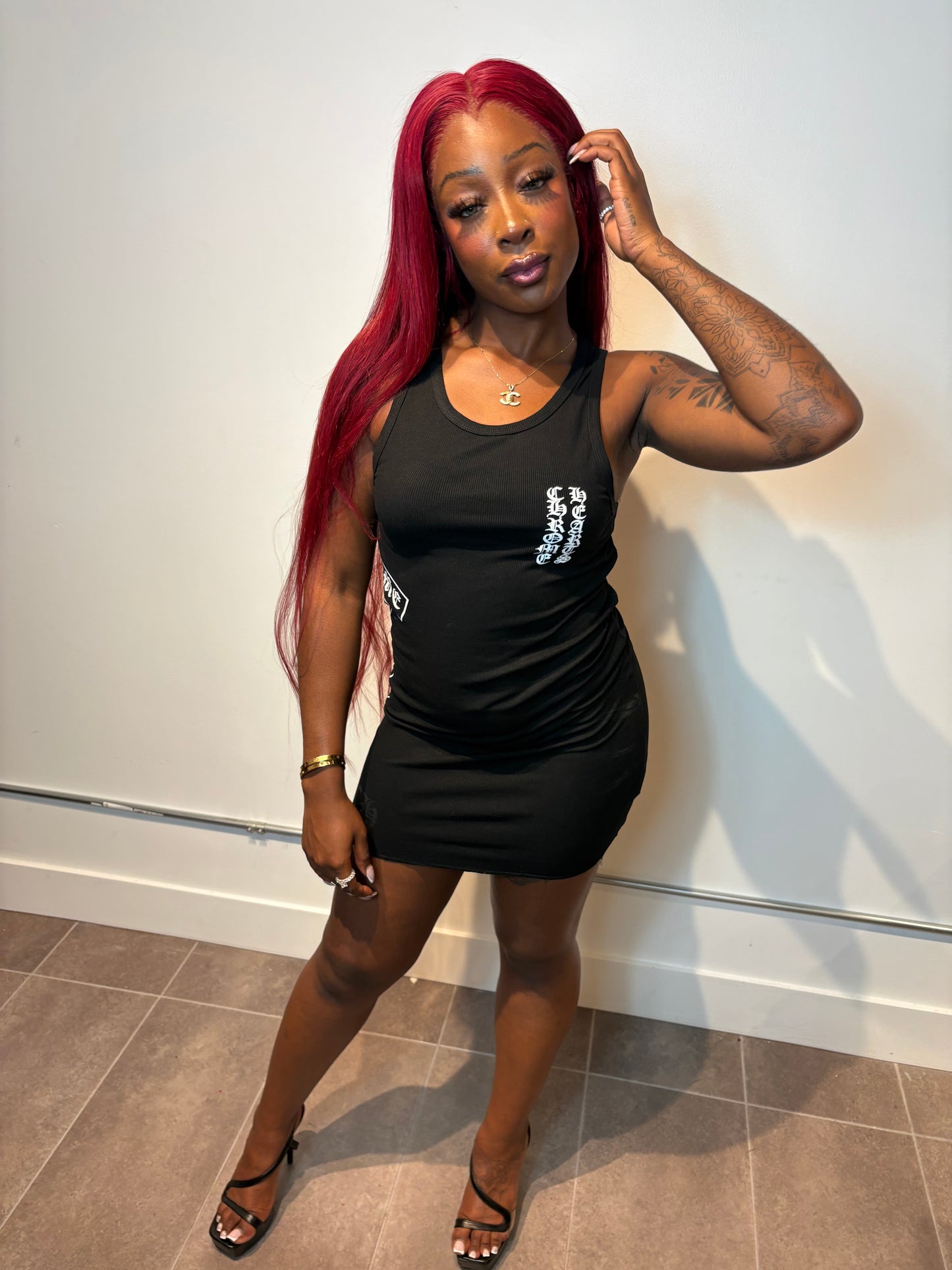 Sweet Temptation Mini Dress Black