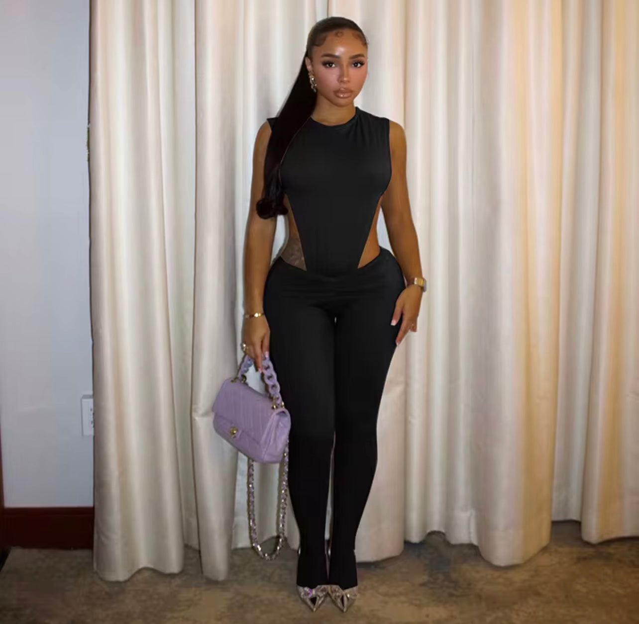 Black Lavish Nights Cutout