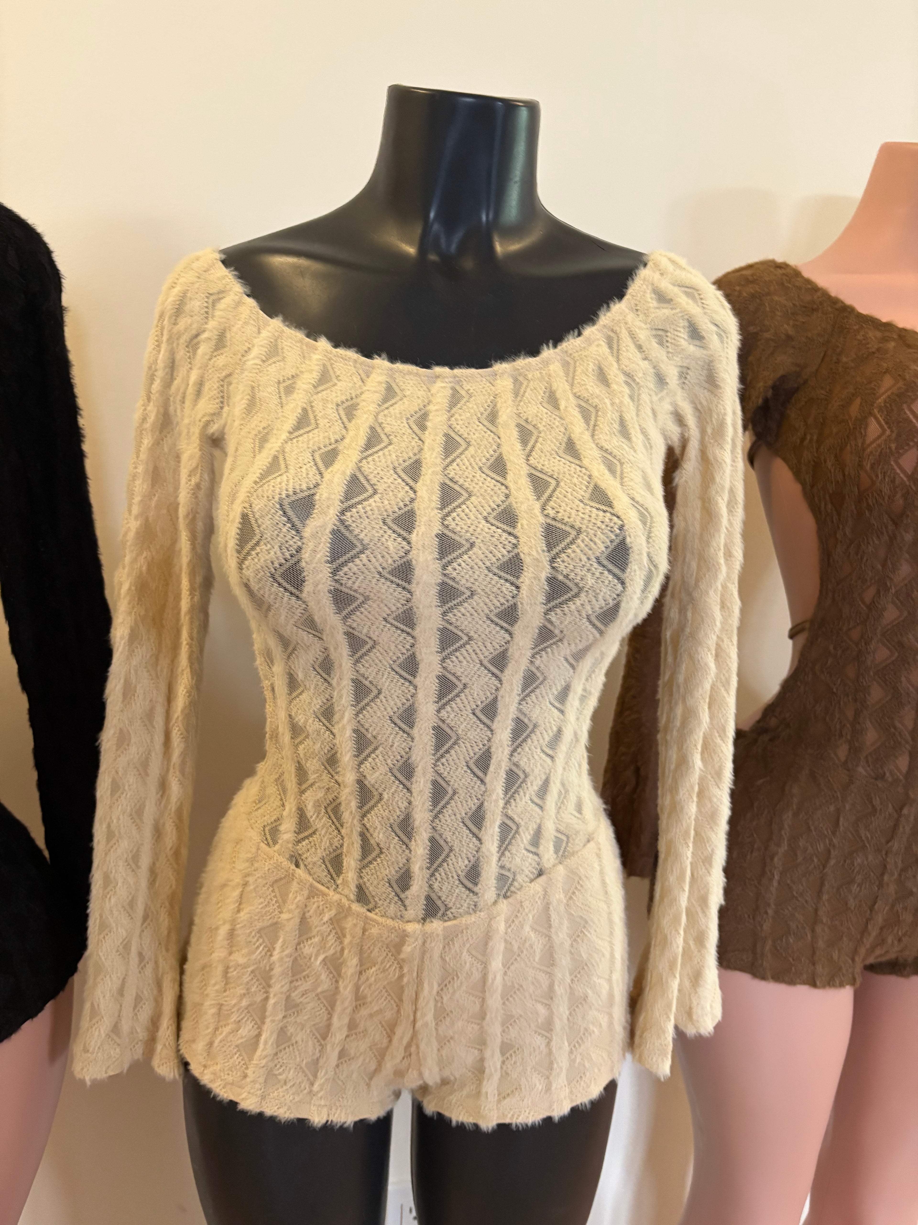 Luxe Sheer Lace Romper