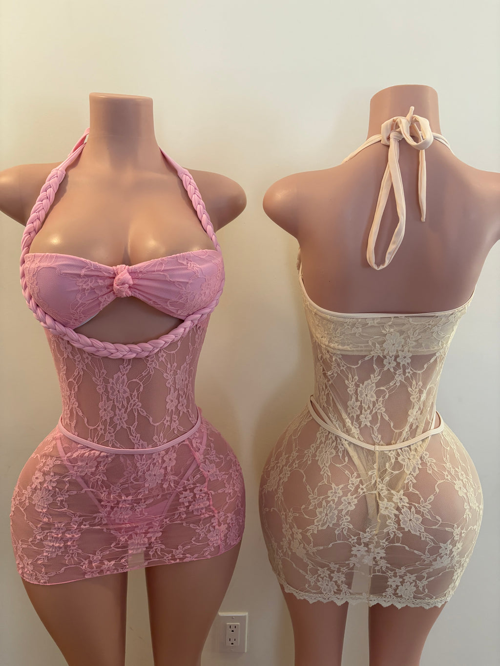Braided Lace Two-Piece Set
