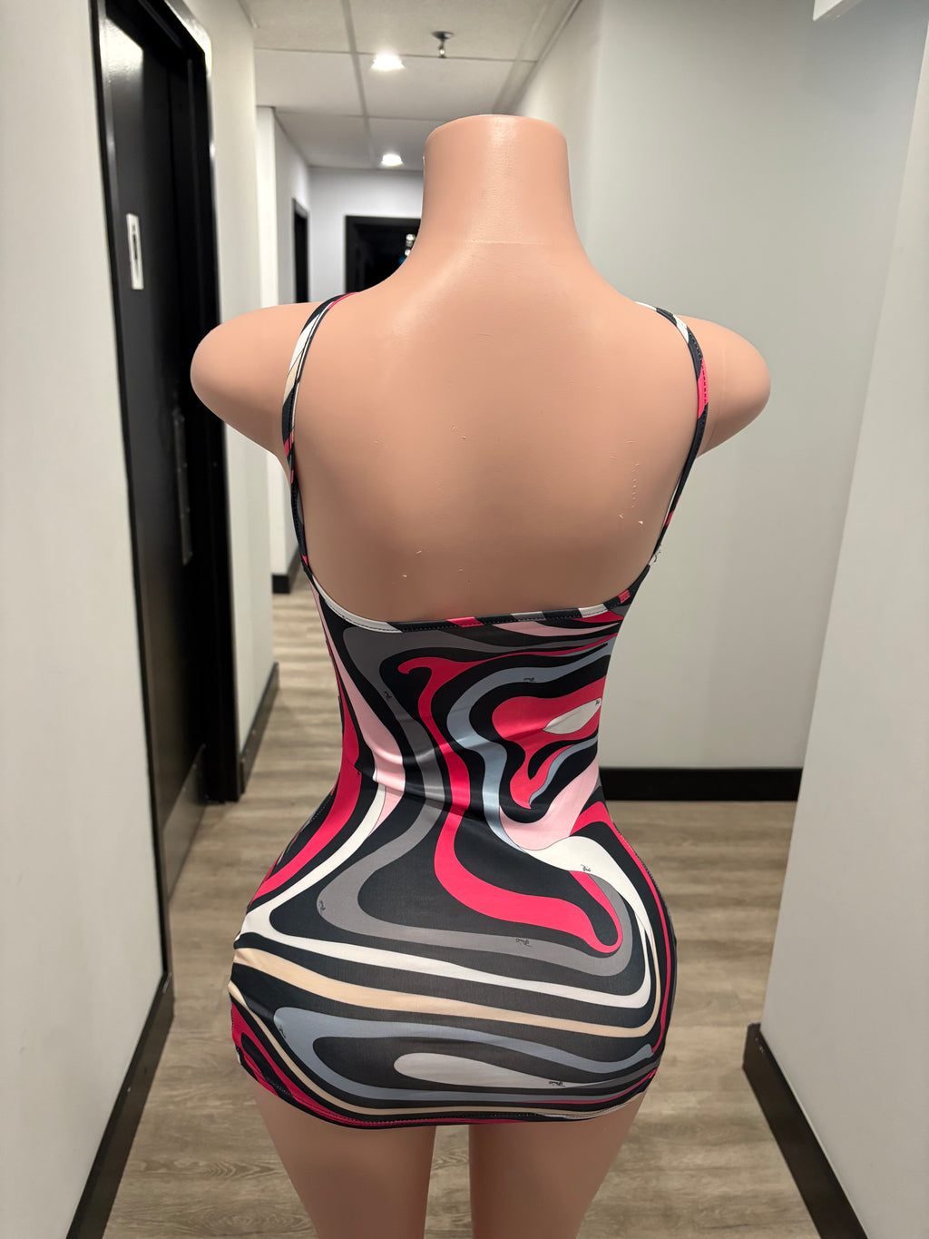 Retro Waves Mini Dress