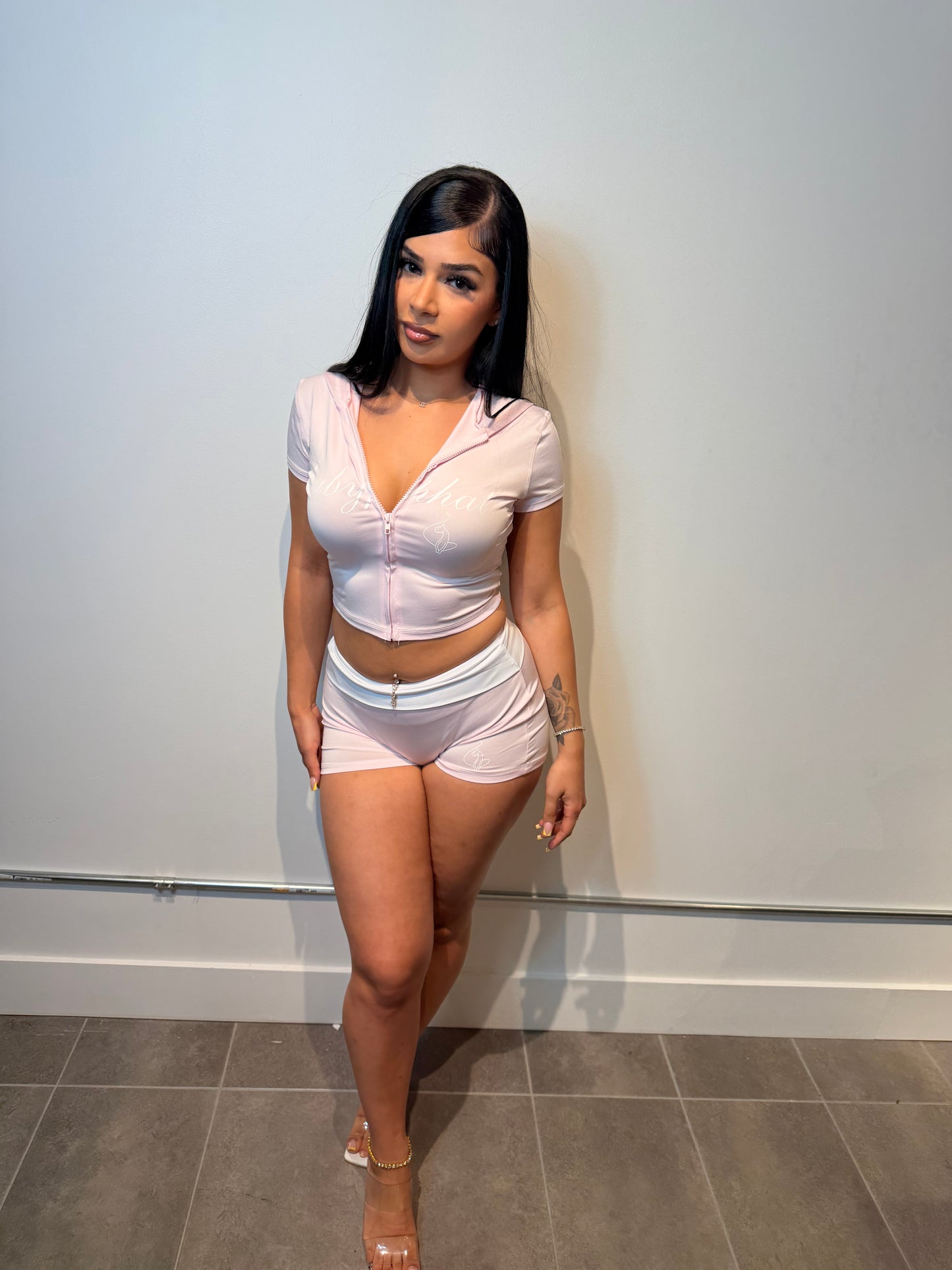 Baby Girl Blush Short Set