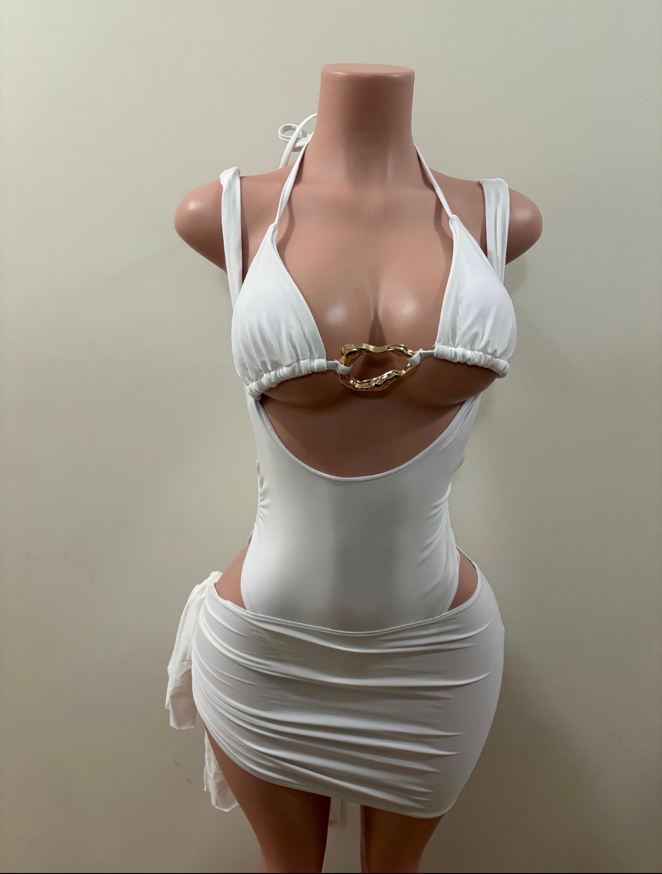 Ivory Hourglass Mini Bathing Suit