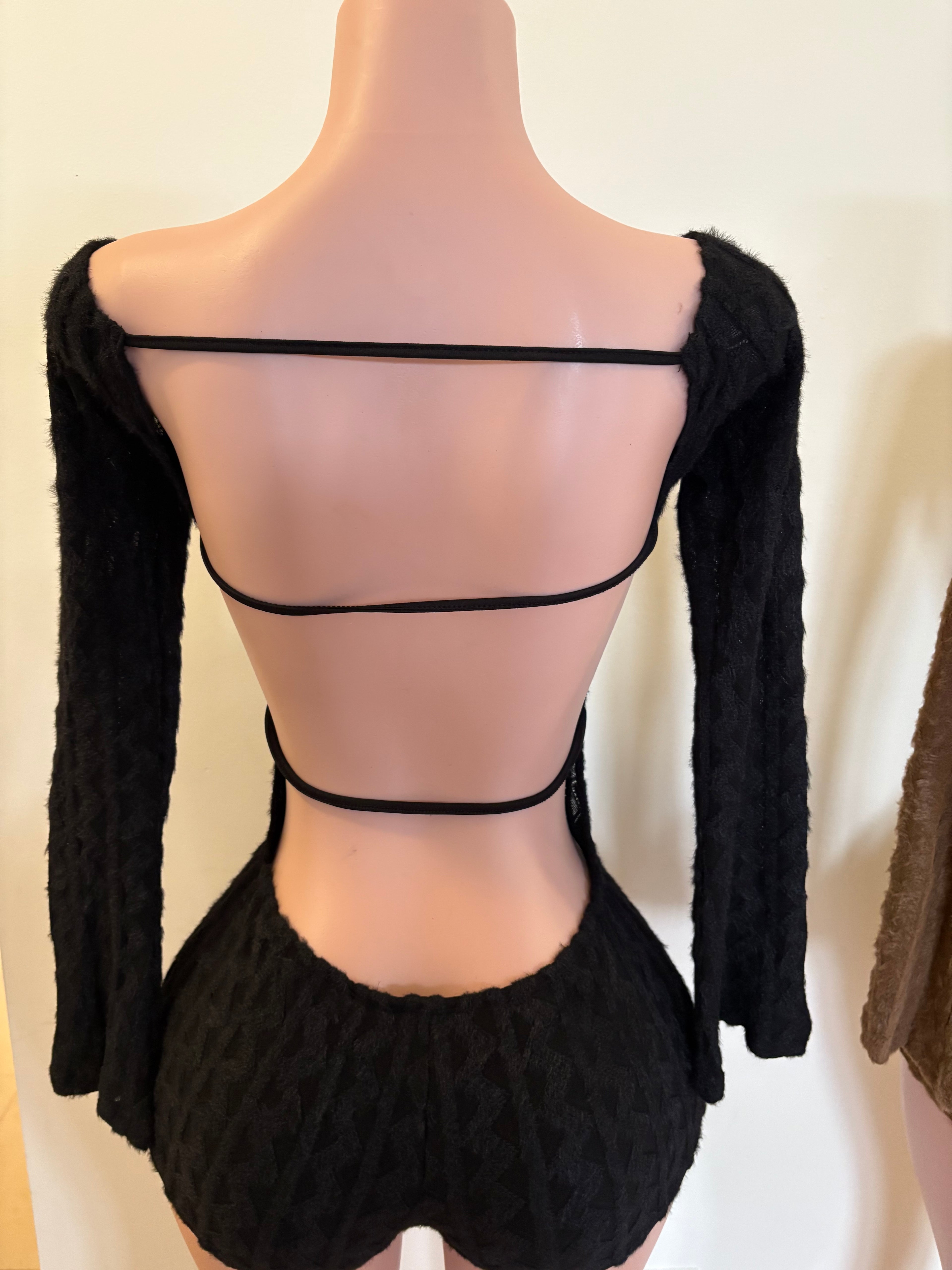 Luxe Sheer Lace Romper