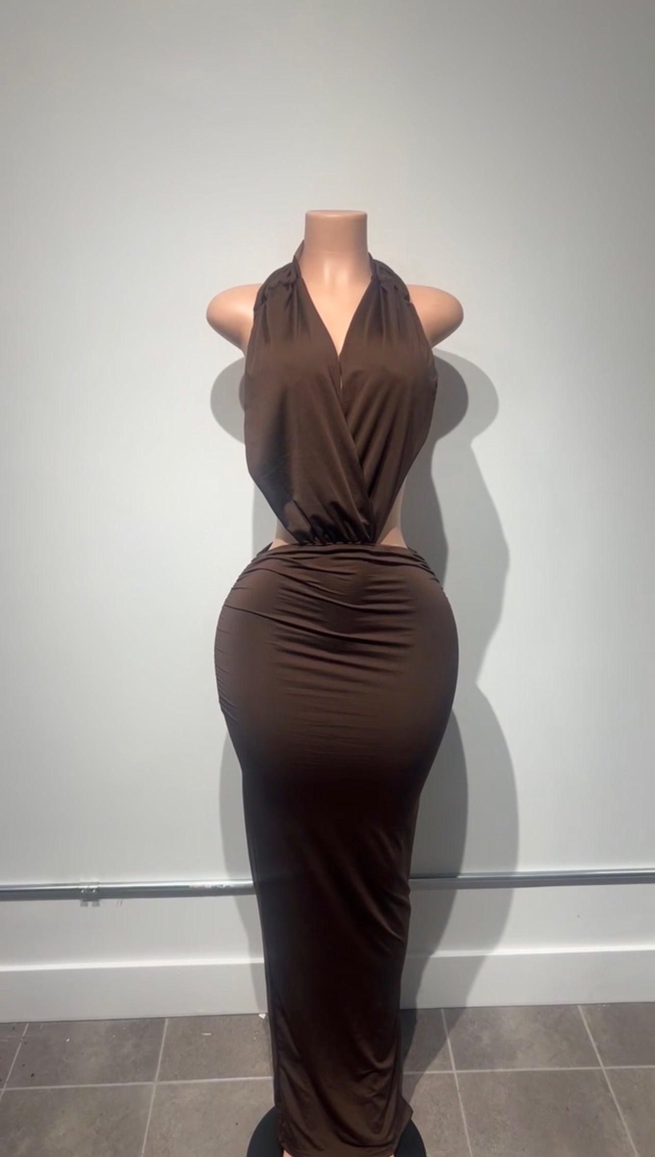 Mocha After Dark Maxi Dress