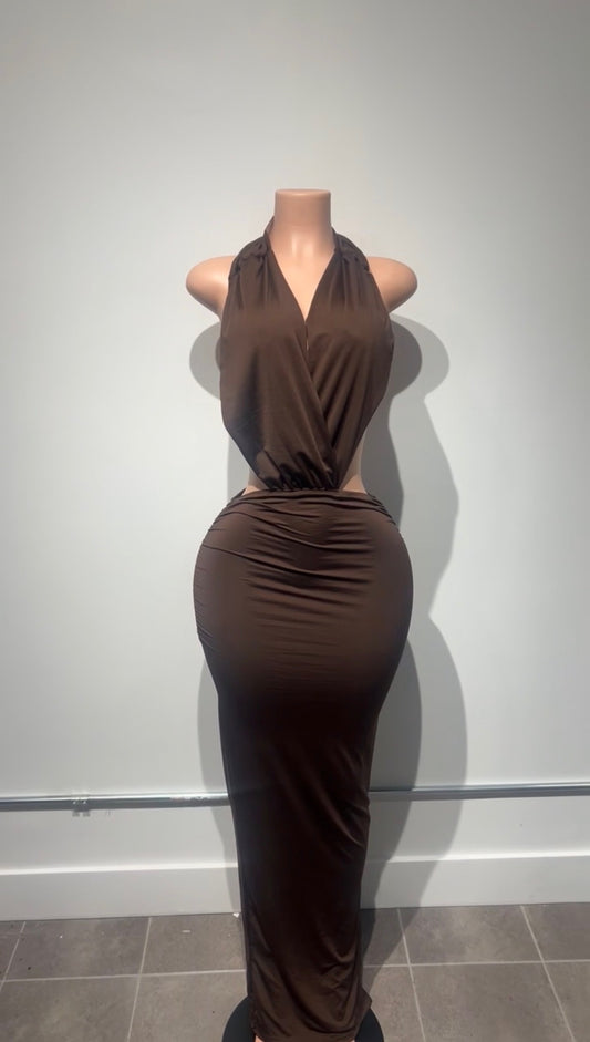 Mocha After Dark Maxi Dress