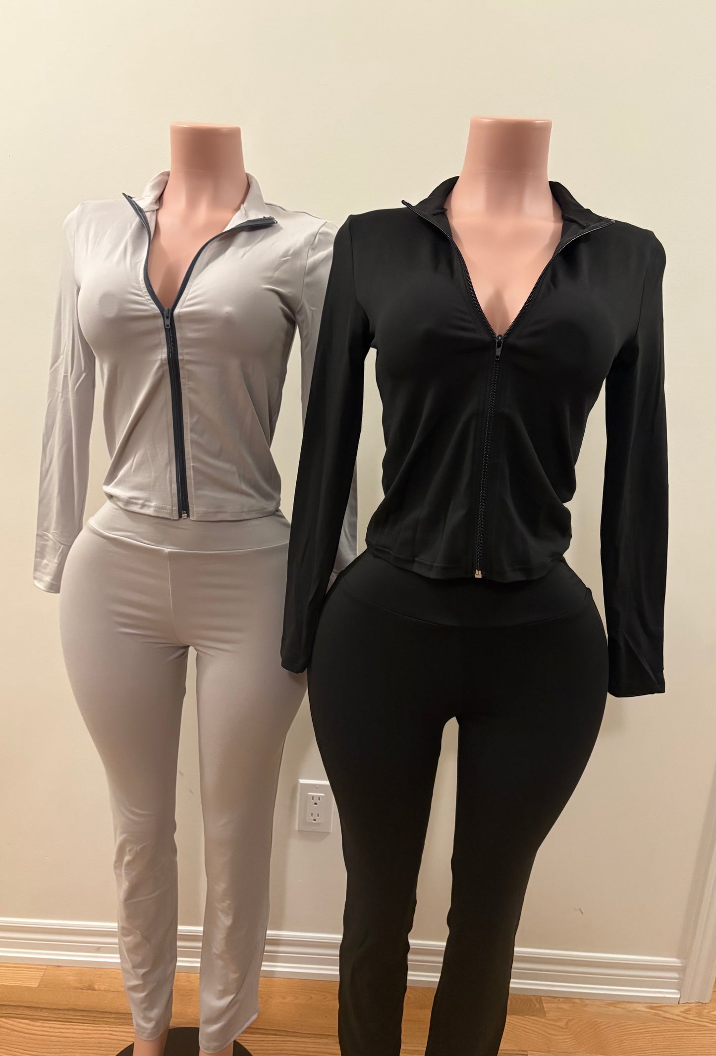 Sleek Zip-Up Lounge Set