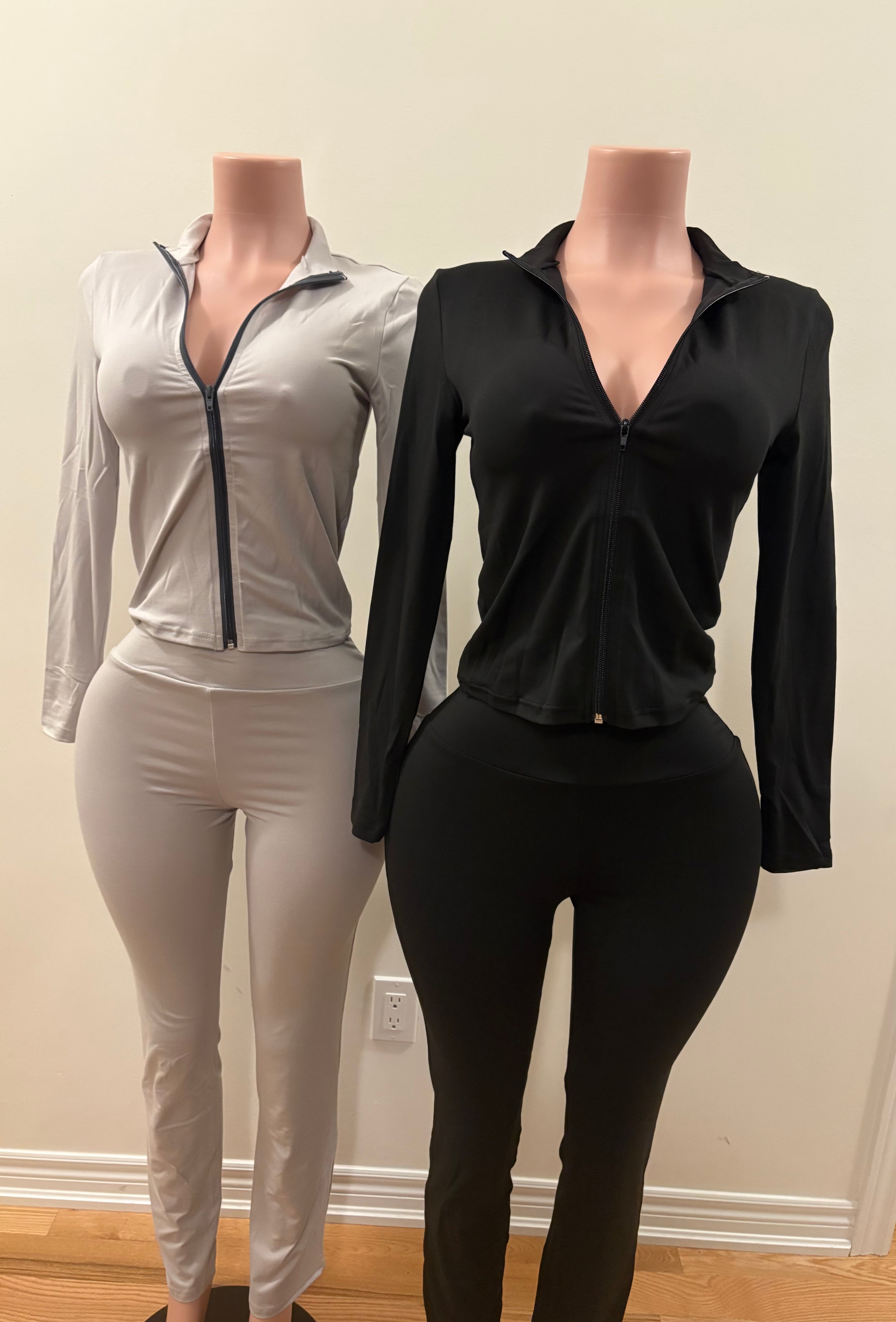 Sleek Zip-Up Lounge Set
