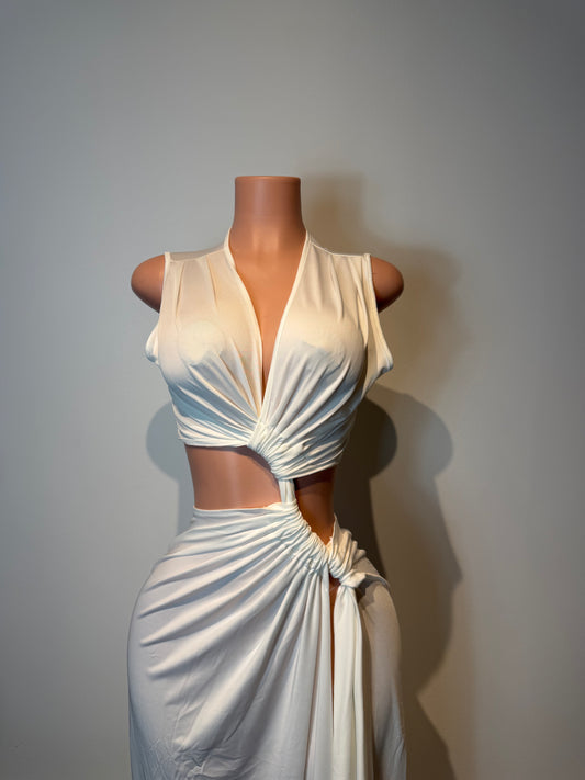 Santorini Sunset Maxi Dress