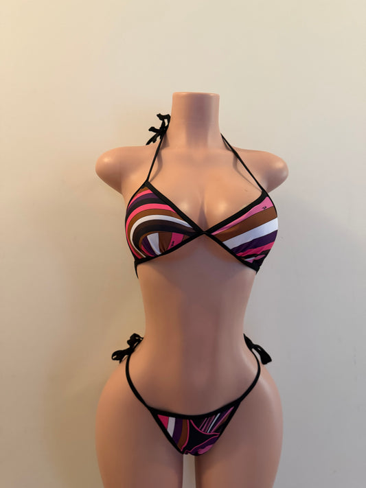 Sunset Swirl Bikini Set