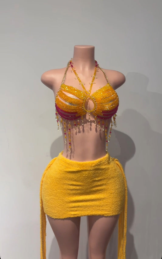 Sunset Jewel Skirt Set