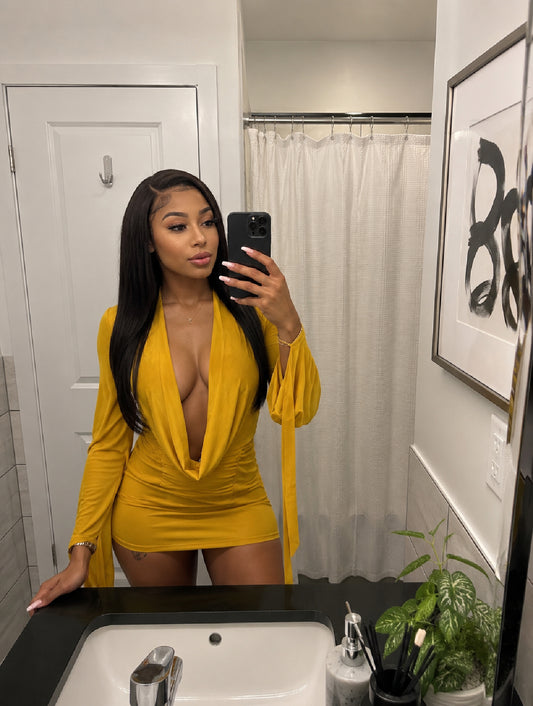 Pretty Poison Dress (Yellow)