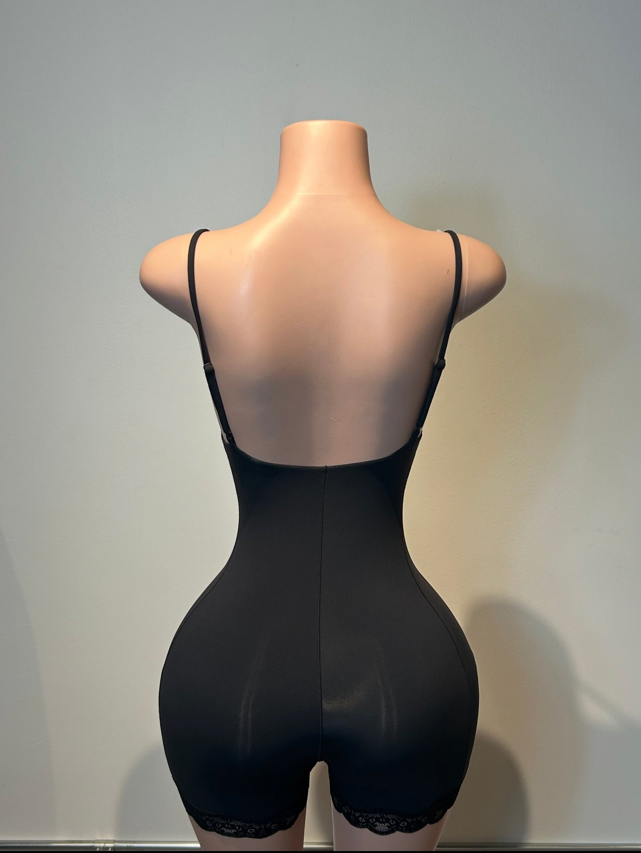 Mocha Muse Sheer Lace Romper Black