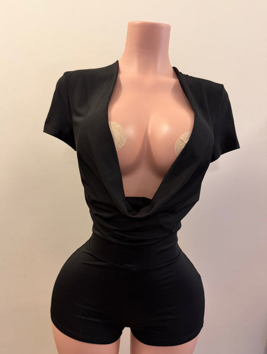 Midnight Sculpt Romper.