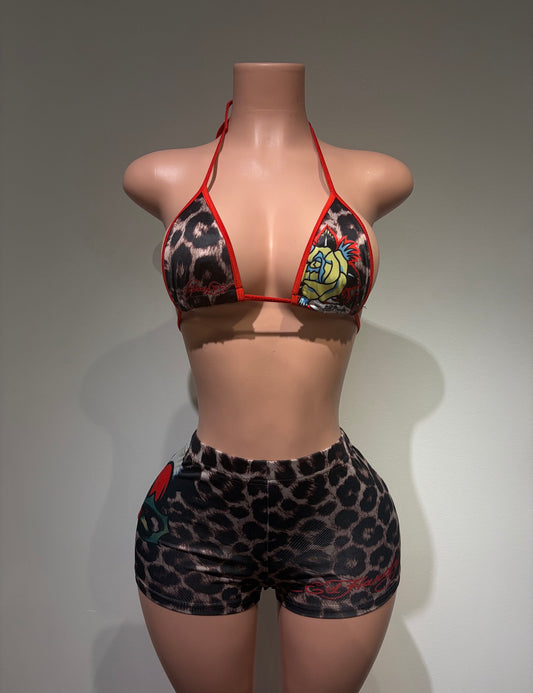 Untamed Rose Bikini Set
