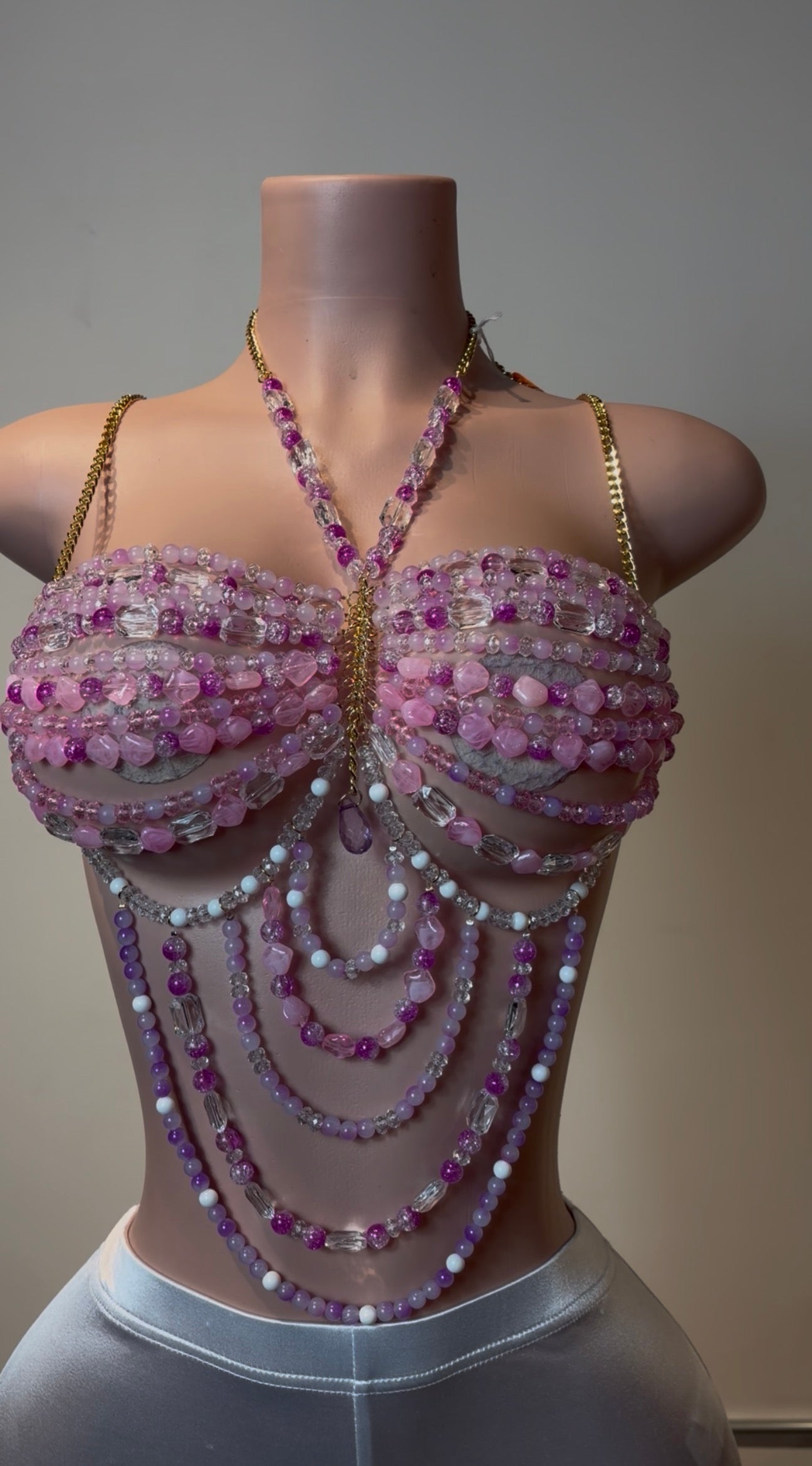 Ocean Jewel Beaded Top