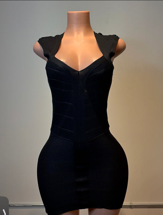 Midnight Curves Bandage Dress