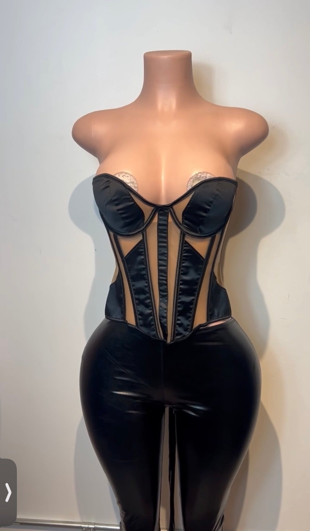 After Dark Mesh Corset