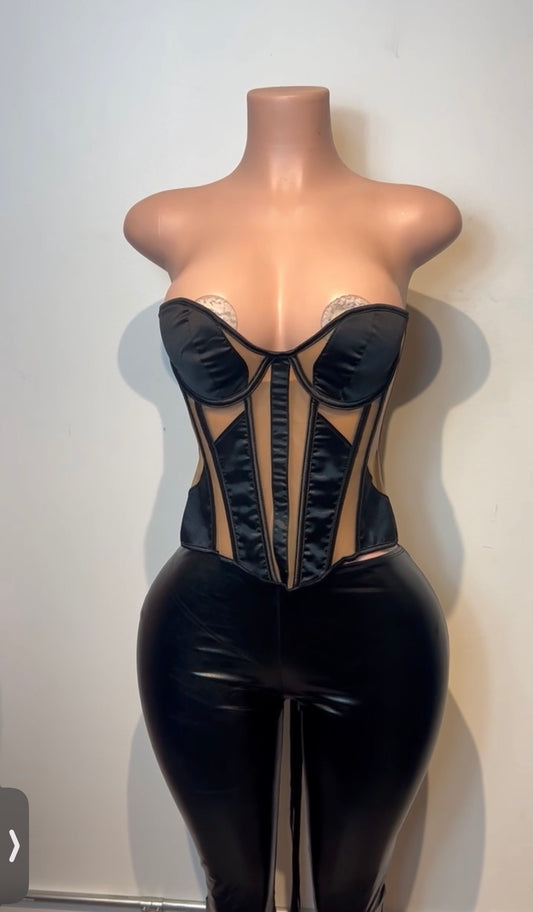 After Dark Mesh Corset