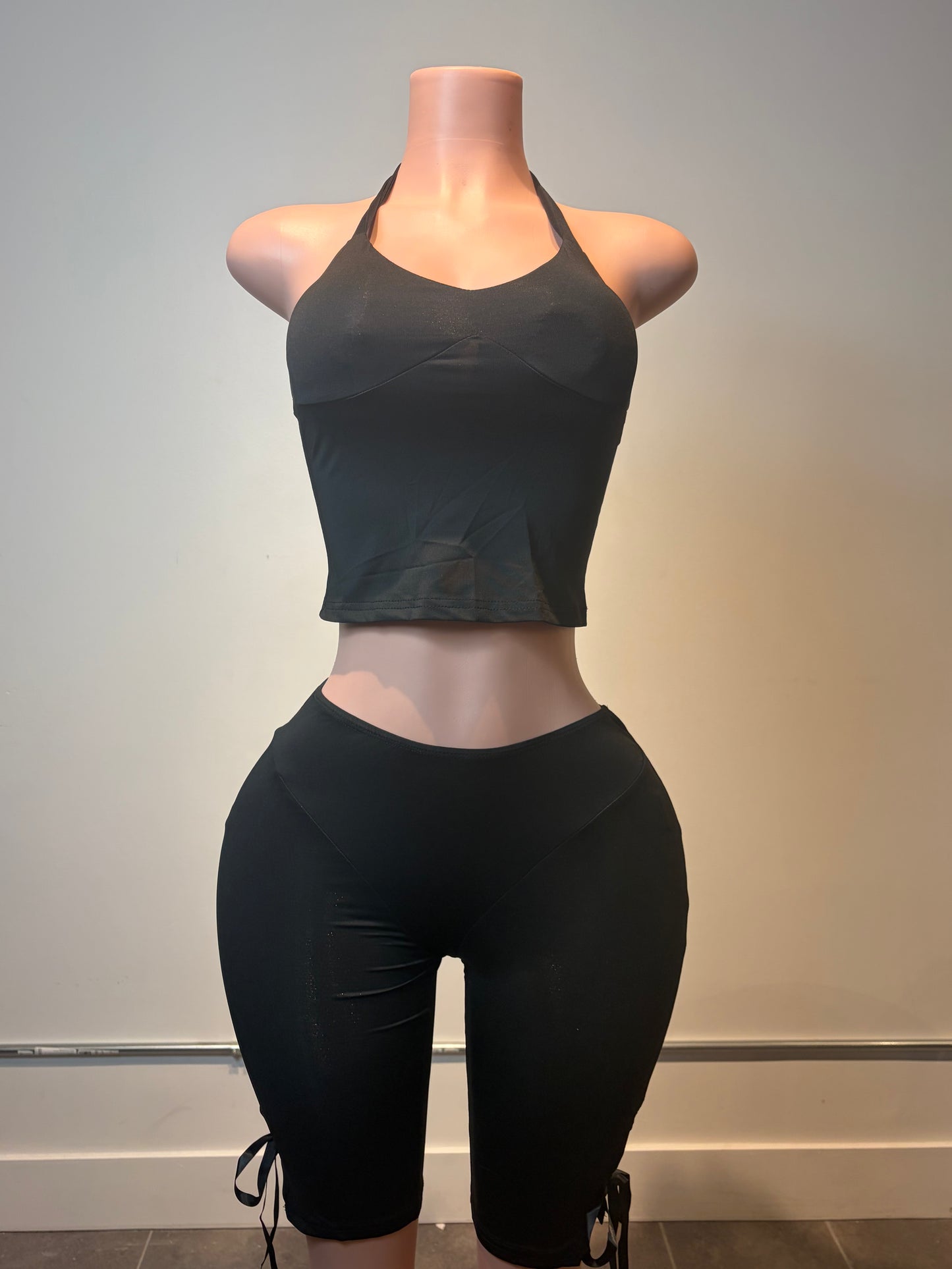 After Hours Ruched Capri Set