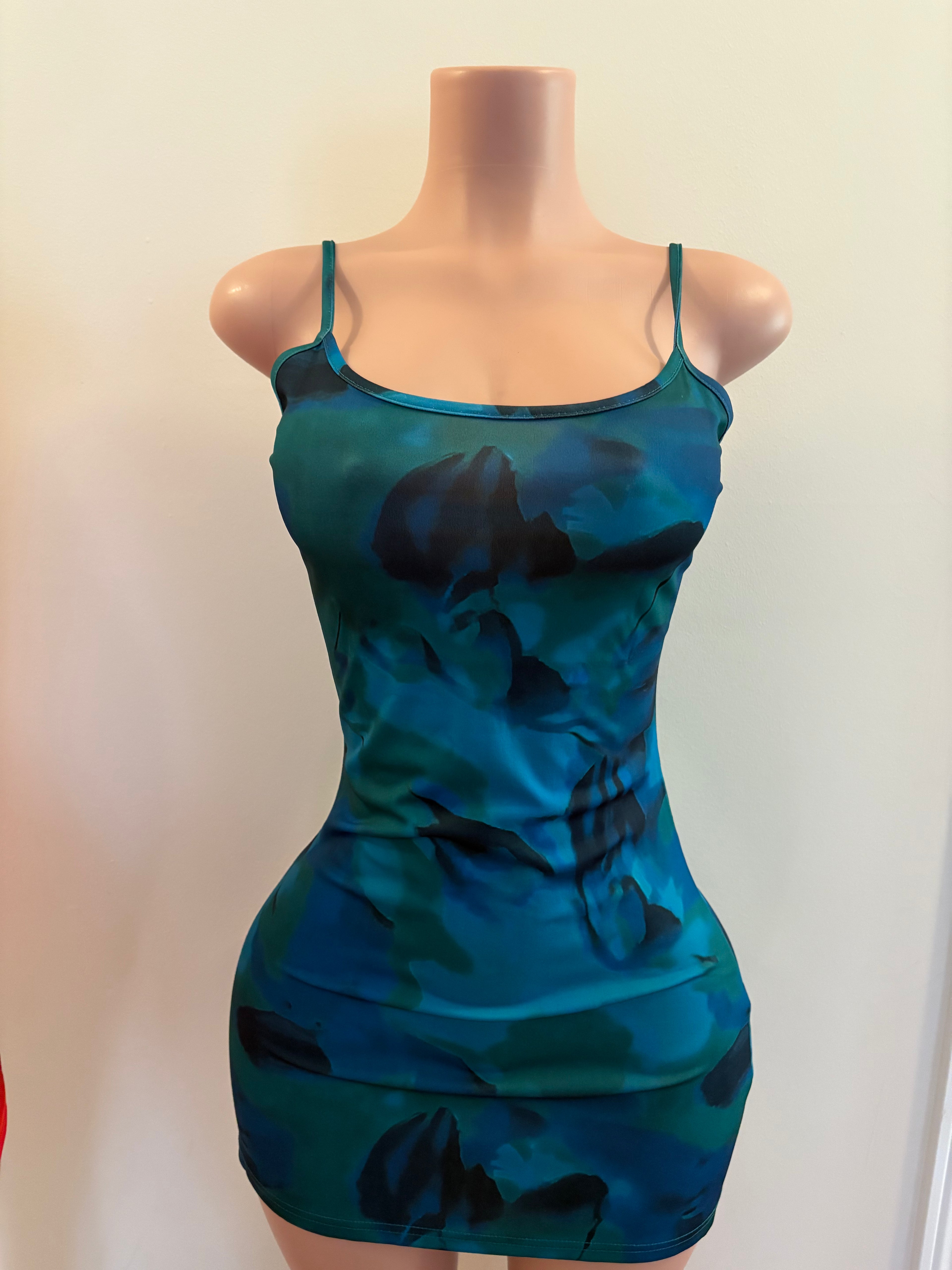 Ocean Kiss Bodycon Dress (also available in Pink Kiss)