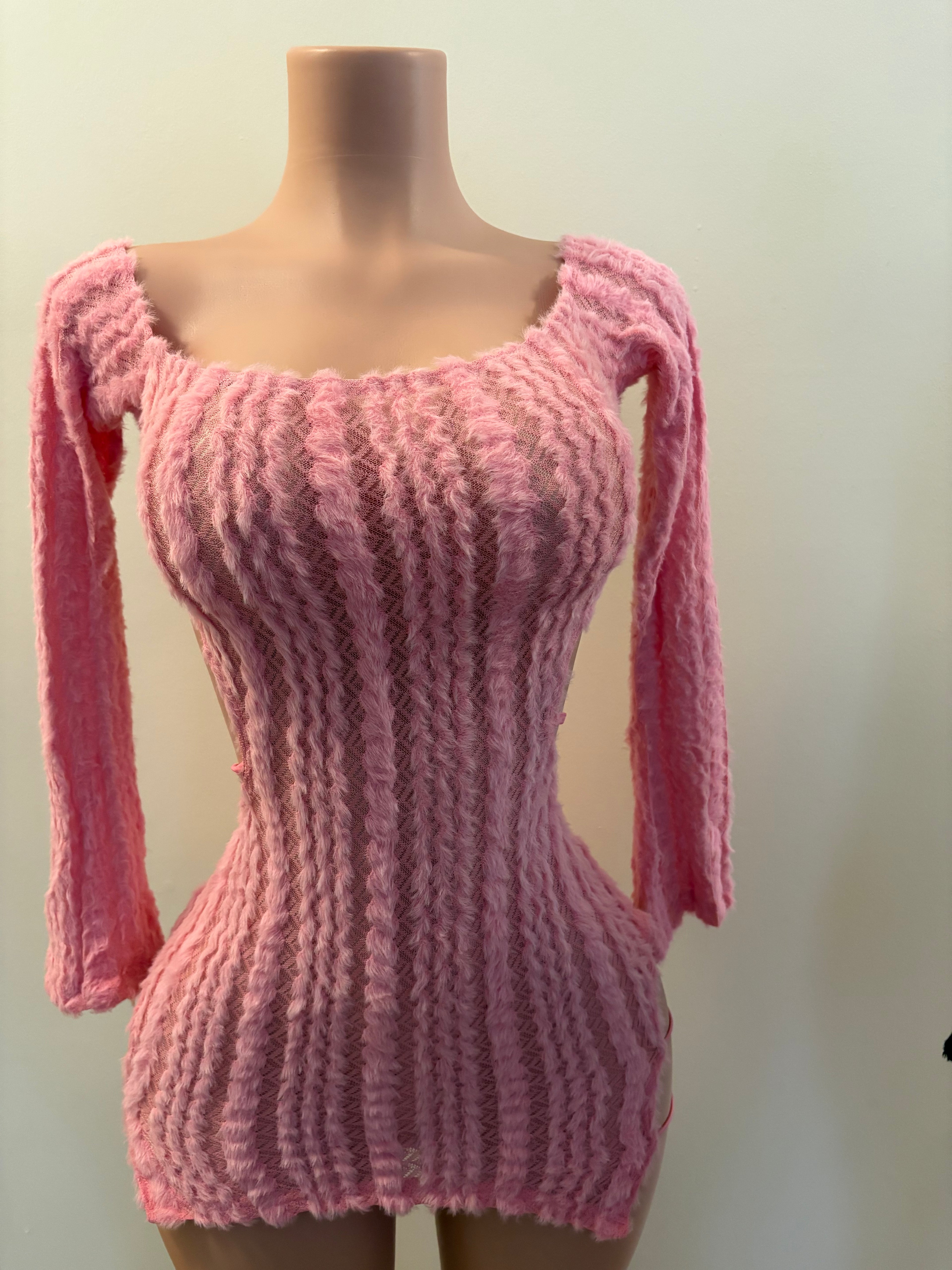 Fluffy Dreams Knit Dress
